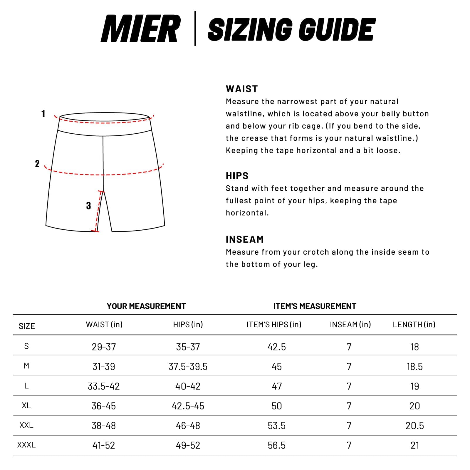 MIER Men's 7 Inch Quick Dry Running Shorts with Phone Pocket Men's Shorts