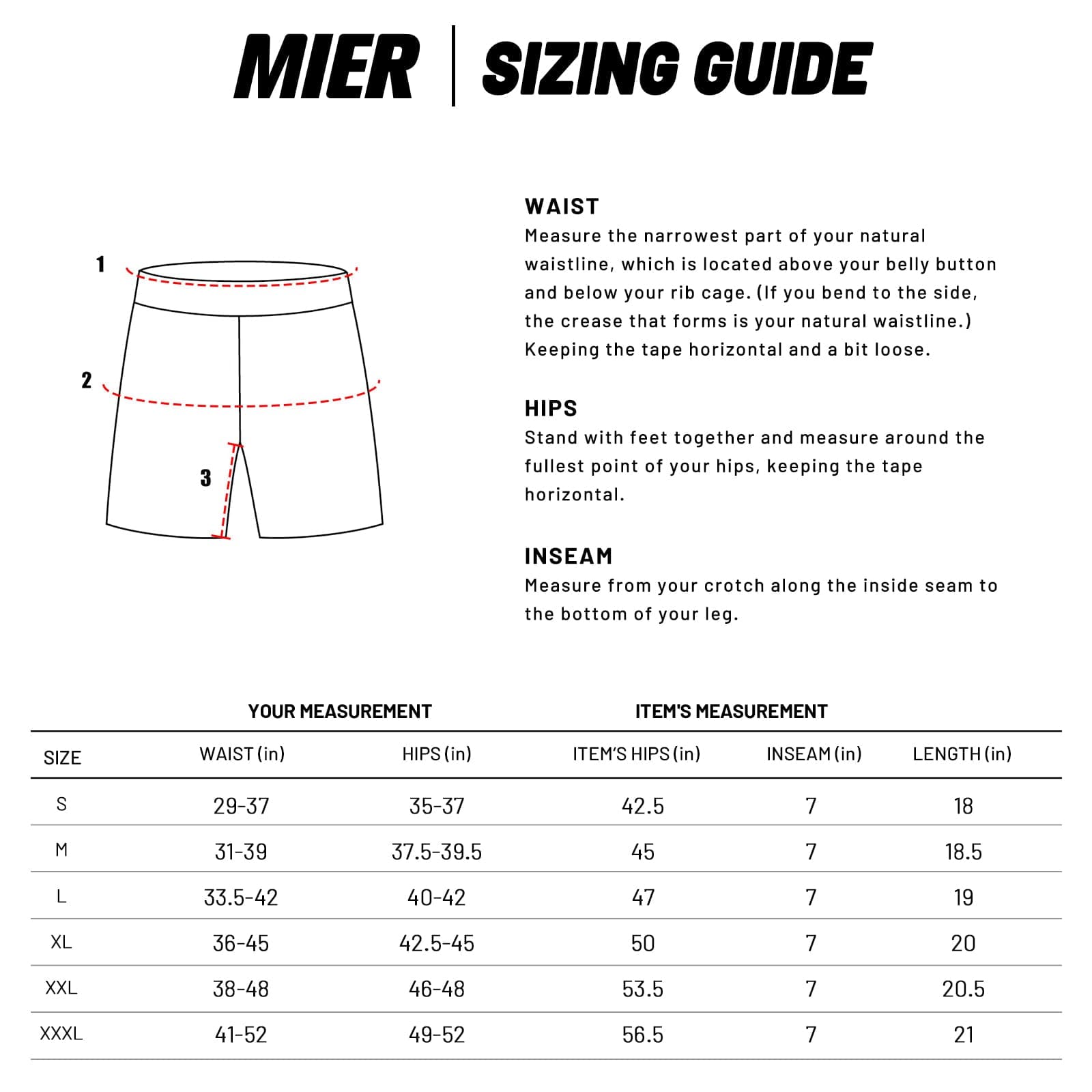 Men Quick Dry Running Shorts with Zipper Pocket 7 Inch Men's Shorts MIER