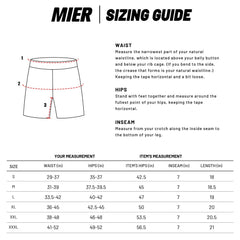 Men Quick Dry Running Shorts with Zipper Pocket 7 Inch Men's Shorts MIER