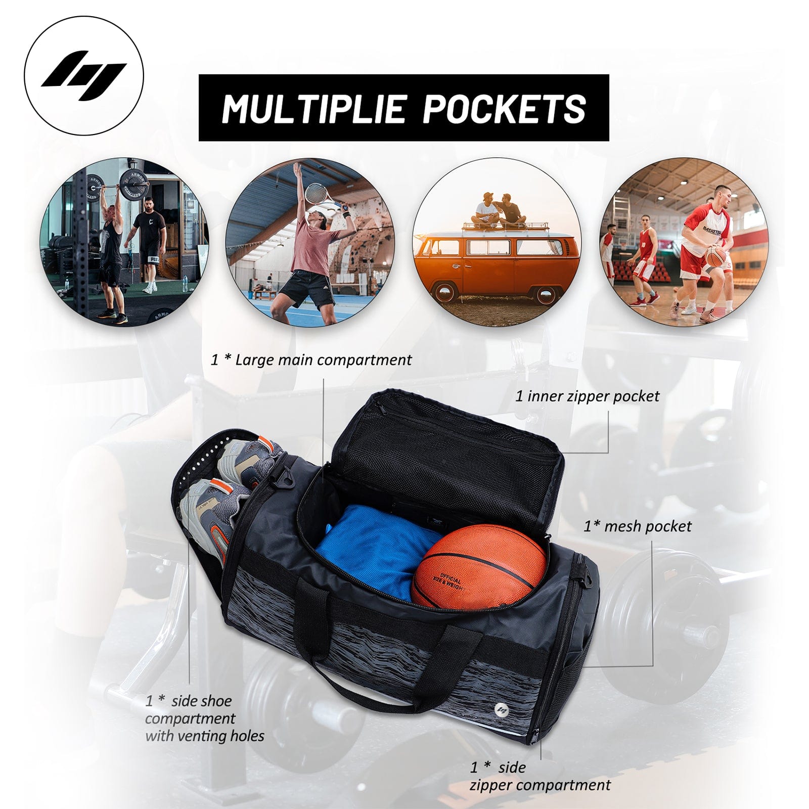 MIER Large Waterproof Duffel Bag Rolltop Dry Backpack Duffle Bags for  Kayaking, Rafting, Boating, Swimming, Camping, Travel, Gym, Beach, 60L,  Dark Blue - Yahoo Shopping