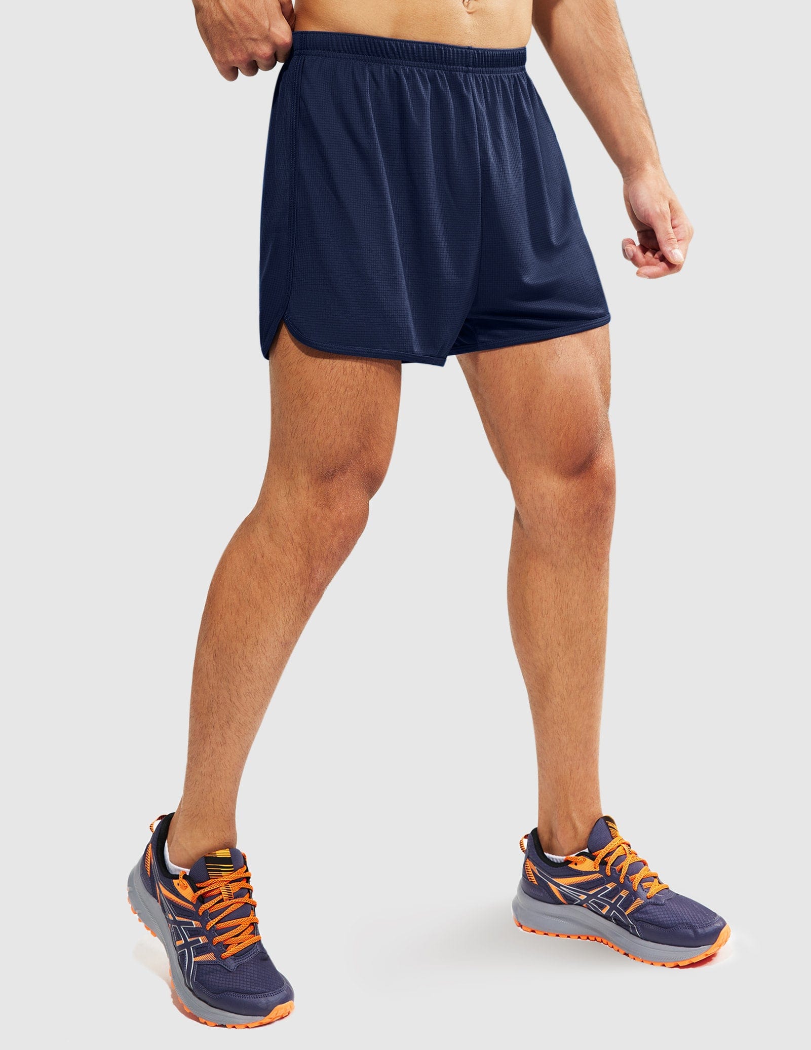 Men's 3-Inch Quick Dry Running Shorts with Liner Men's Shorts Dark Blue / M MIER