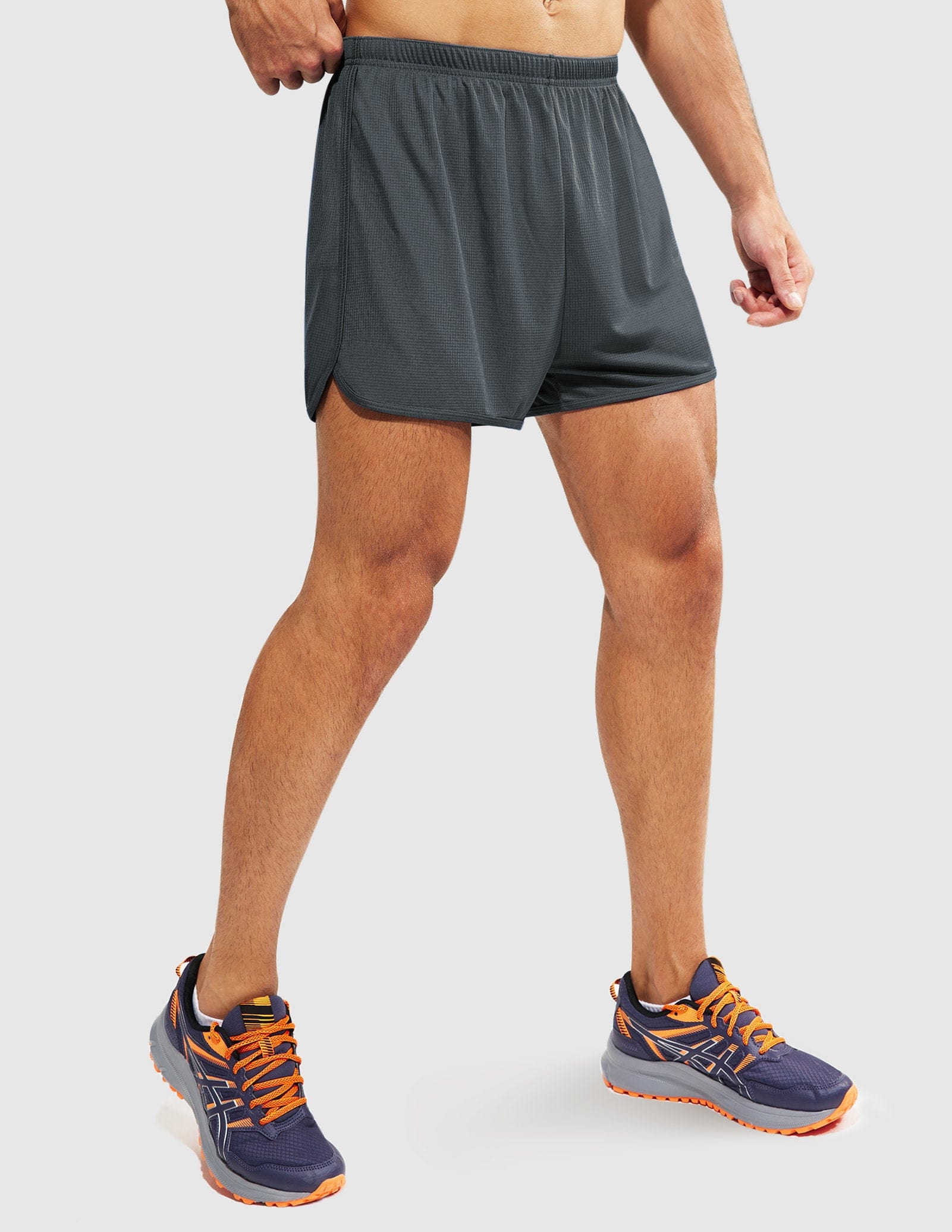 Men's 3-Inch Quick Dry Running Shorts with Liner Men's Shorts Dark Grey / XS MIER