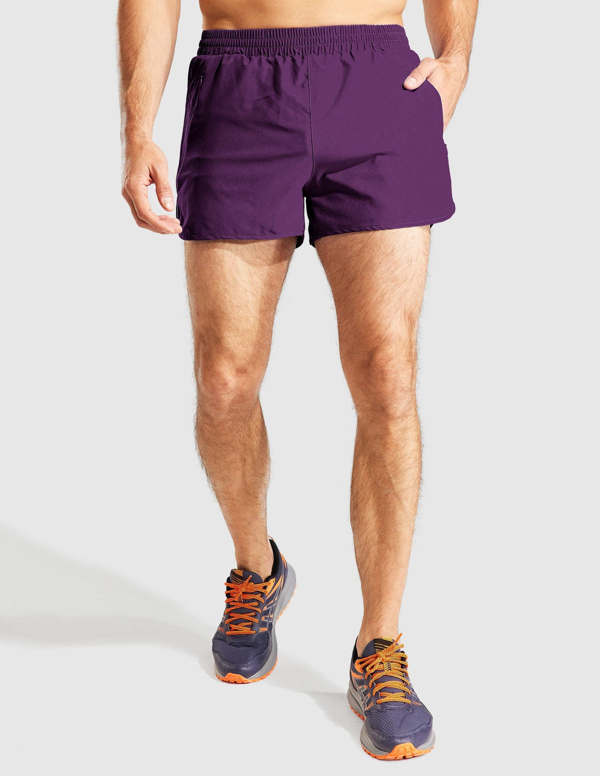 MIER Men‘s 3 Inch Marathon Running Shorts with Liner Men's Shorts