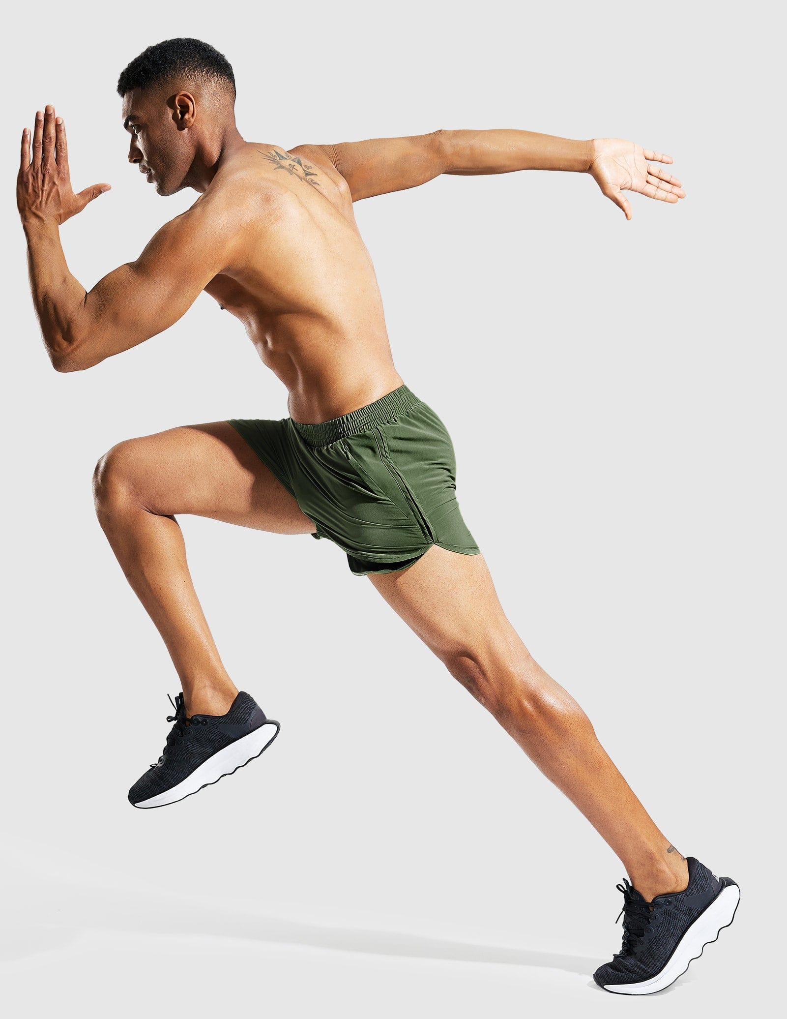 MIER Men‘s 3 Inch Marathon Running Shorts with Liner Men's Shorts