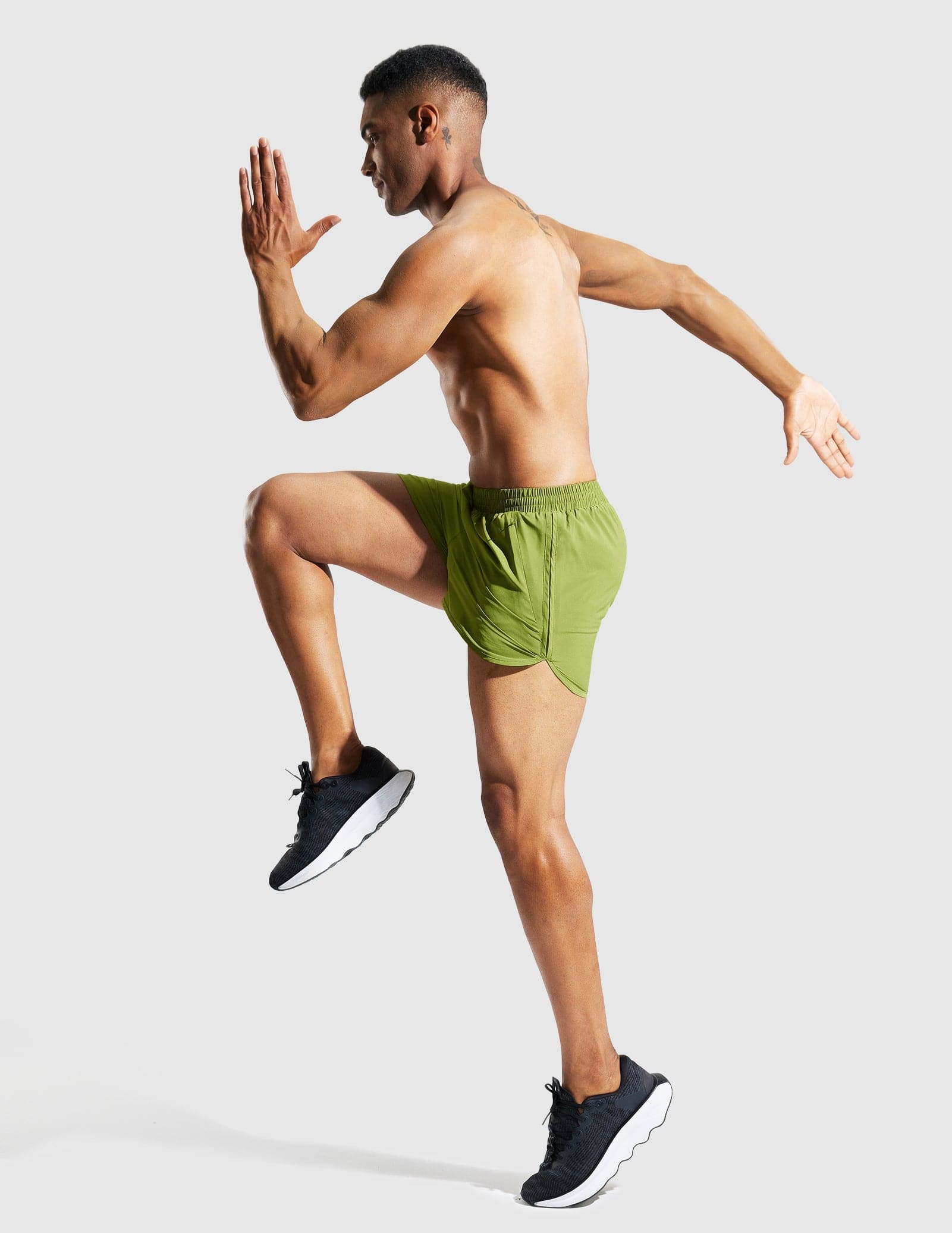 MIER Men‘s 3 Inch Marathon Running Shorts with Liner Men's Shorts