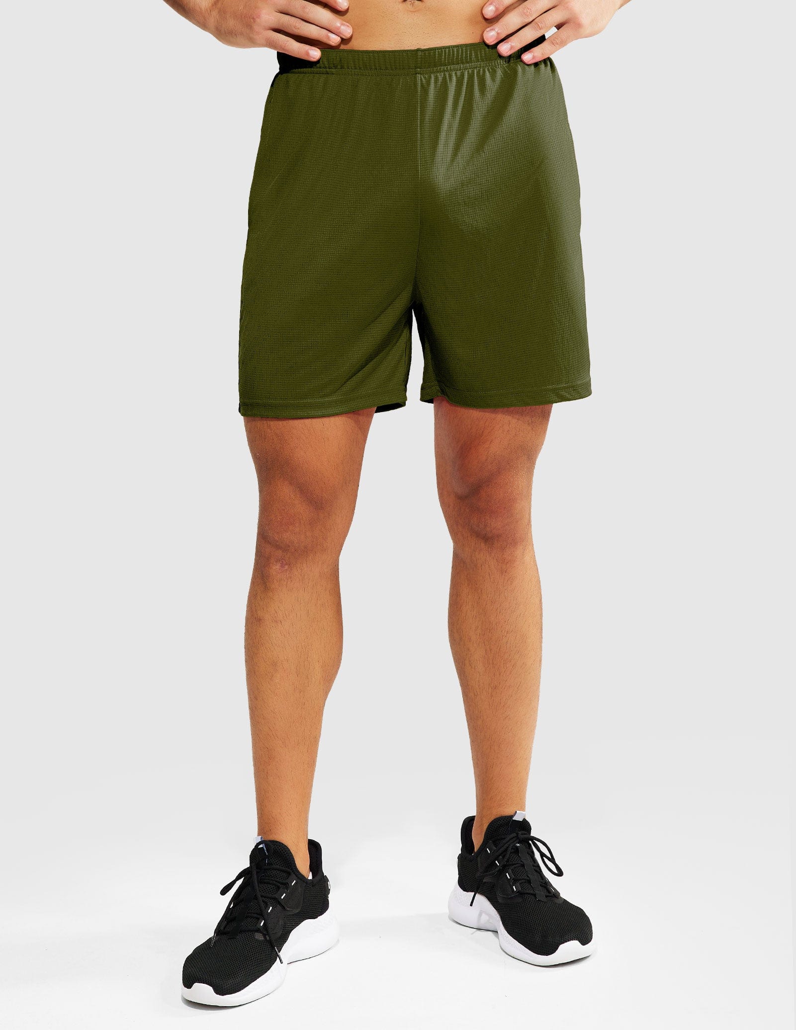 Men's 5-Inch Running Shorts Quick Dry with Pockets & Liner Men's Shorts MIER