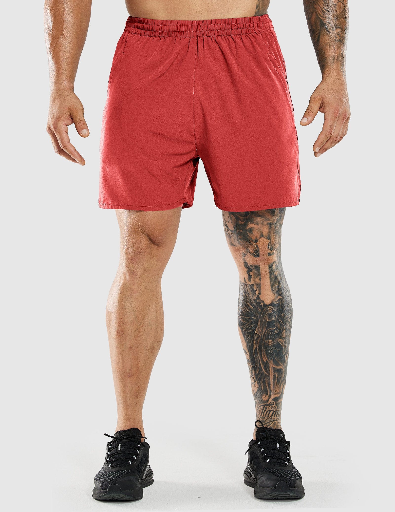 MIER Men's 7 Inch Quick Dry Running Shorts with Zipper Pockets Men's Shorts