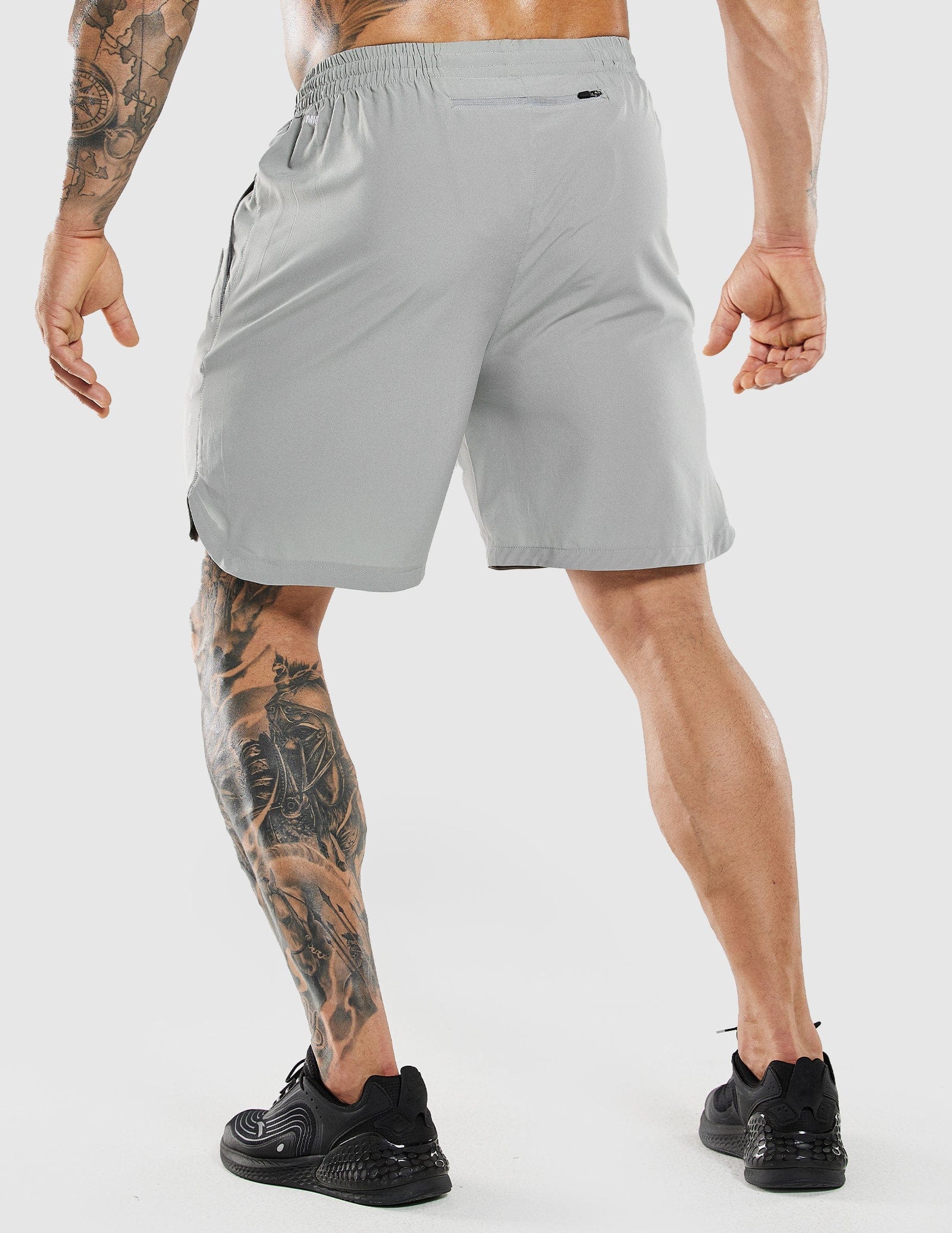 MIER Men's 7 Inch Quick Dry Running Shorts with Zipper Pockets Men's Shorts
