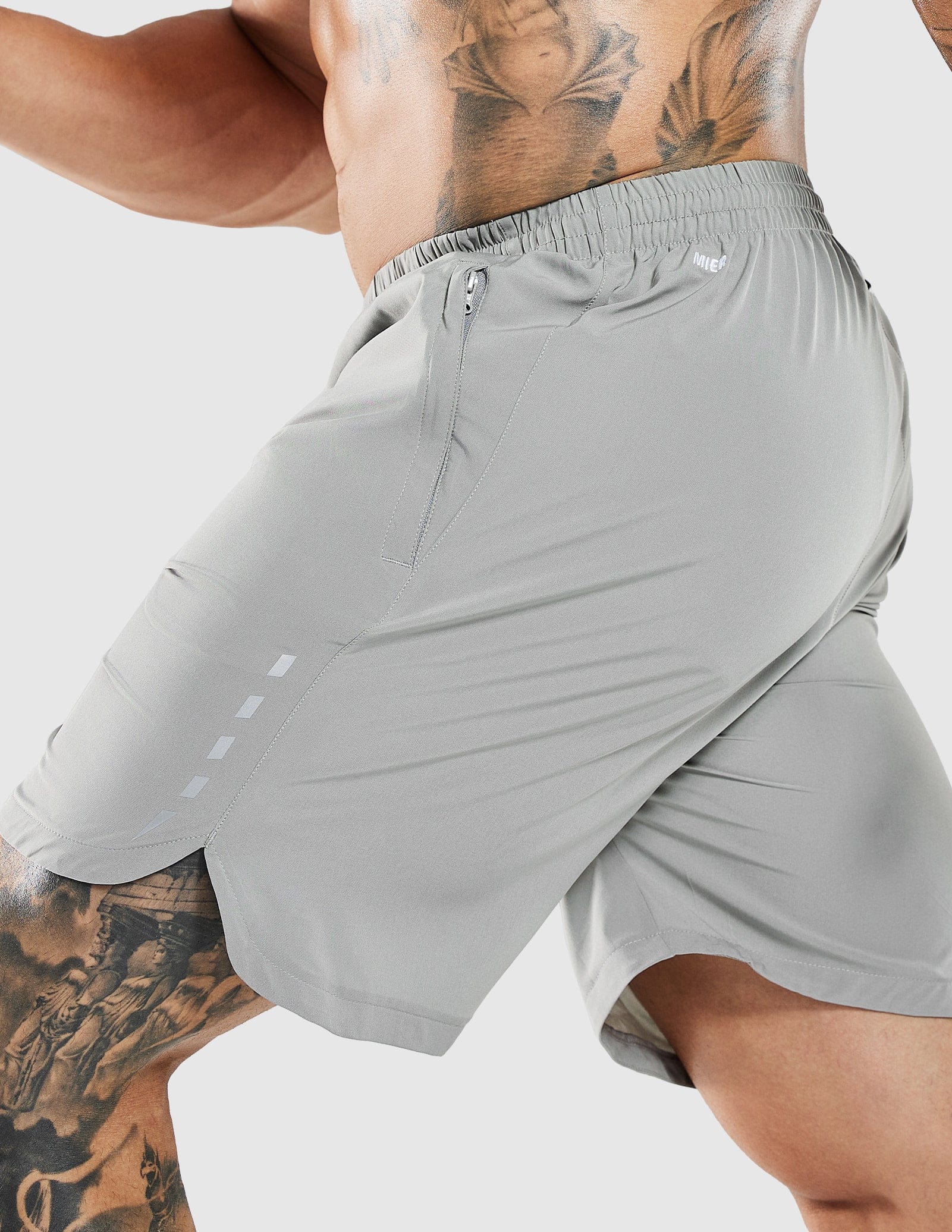 MIER Men's 7 Inch Quick Dry Running Shorts with Zipper Pockets Men's Shorts