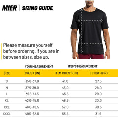 Men's Dry Fit Athletic T-Shirt with Pocket Men Shirts MIER