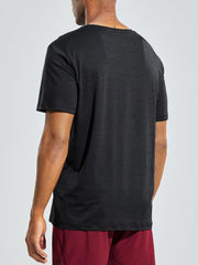 Men's Dry Fit Athletic T-Shirt with Pocket Men Shirts MIER