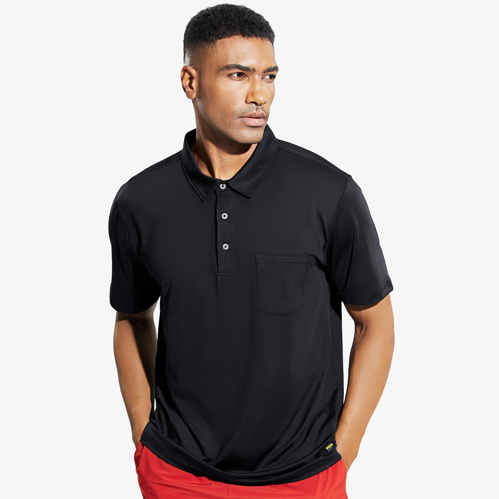 Men's Dry Fit Golf Polo Shirts Collared Shirt with Pocket Men Polo MIER