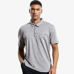 Men's Dry Fit Golf Polo Shirts Collared Shirt with Pocket Men Polo MIER