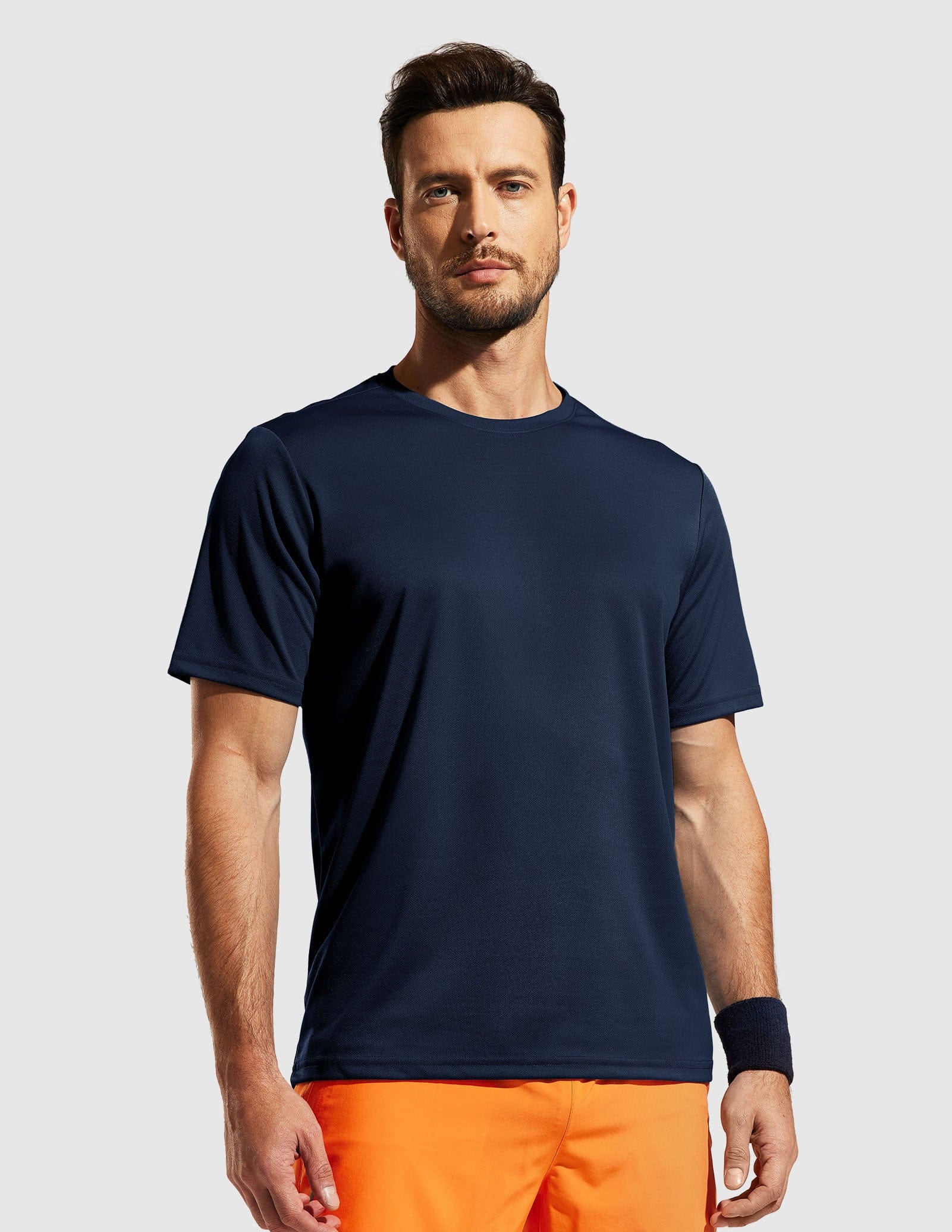 MIER Men's Dry Fit Sports T Shirts Quick Dry Lightweight and Moisture Wicking Men's T-Shirts