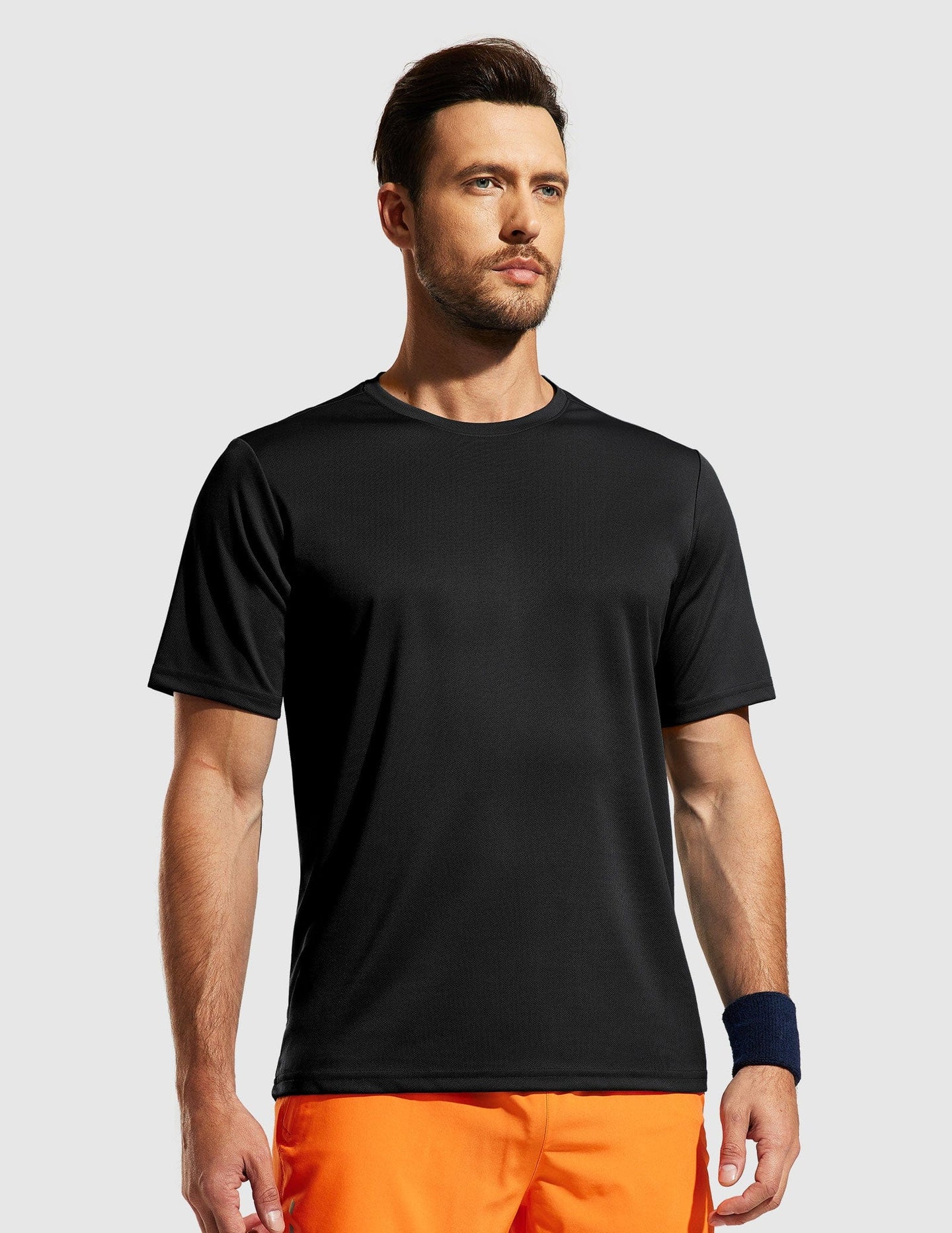 MIER Men's Dry Fit Sports T Shirts Quick Dry Lightweight and Moisture Wicking Men's T-Shirts