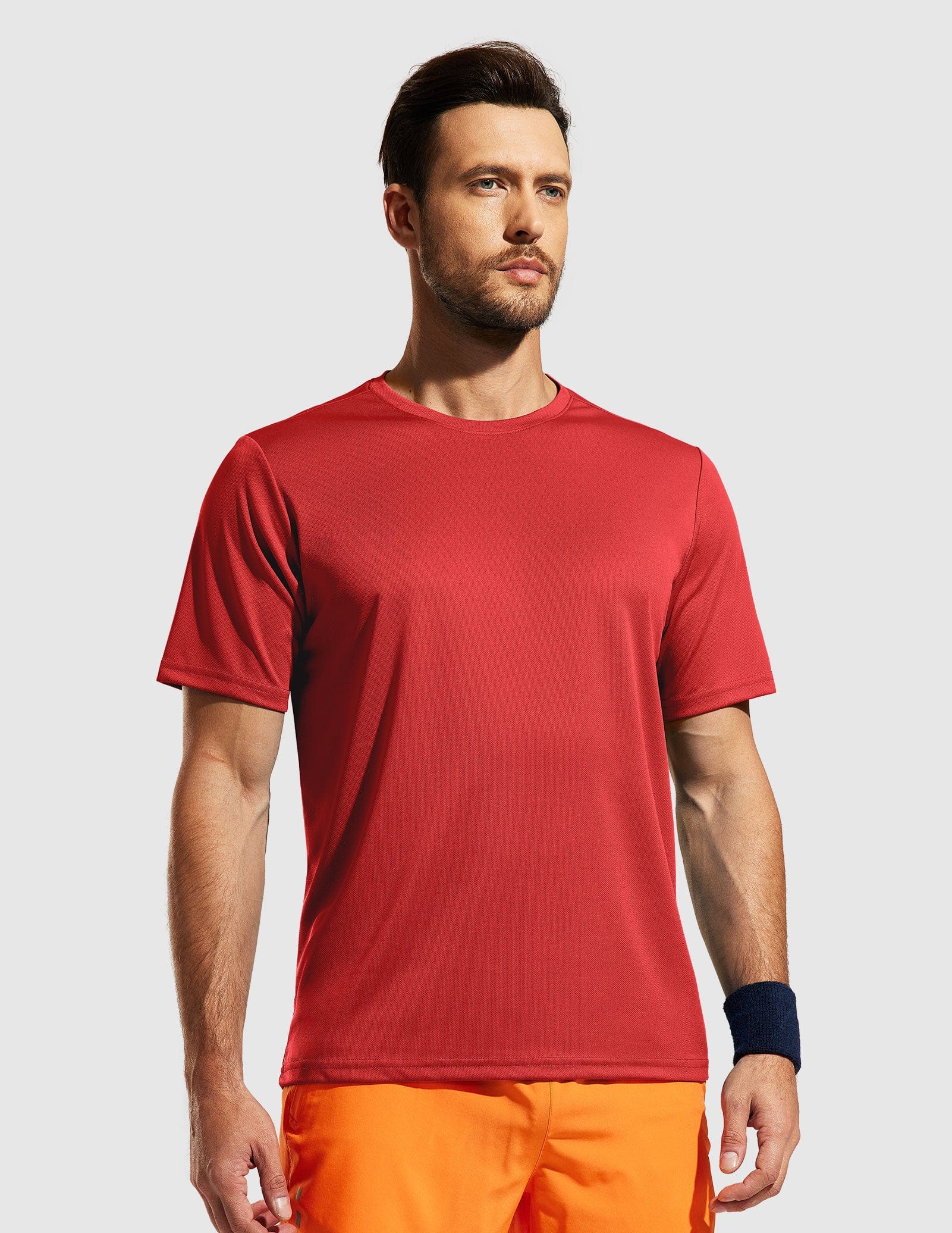 MIER Men's Dry Fit Sports T Shirts Quick Dry Lightweight and Moisture Wicking Men's T-Shirts