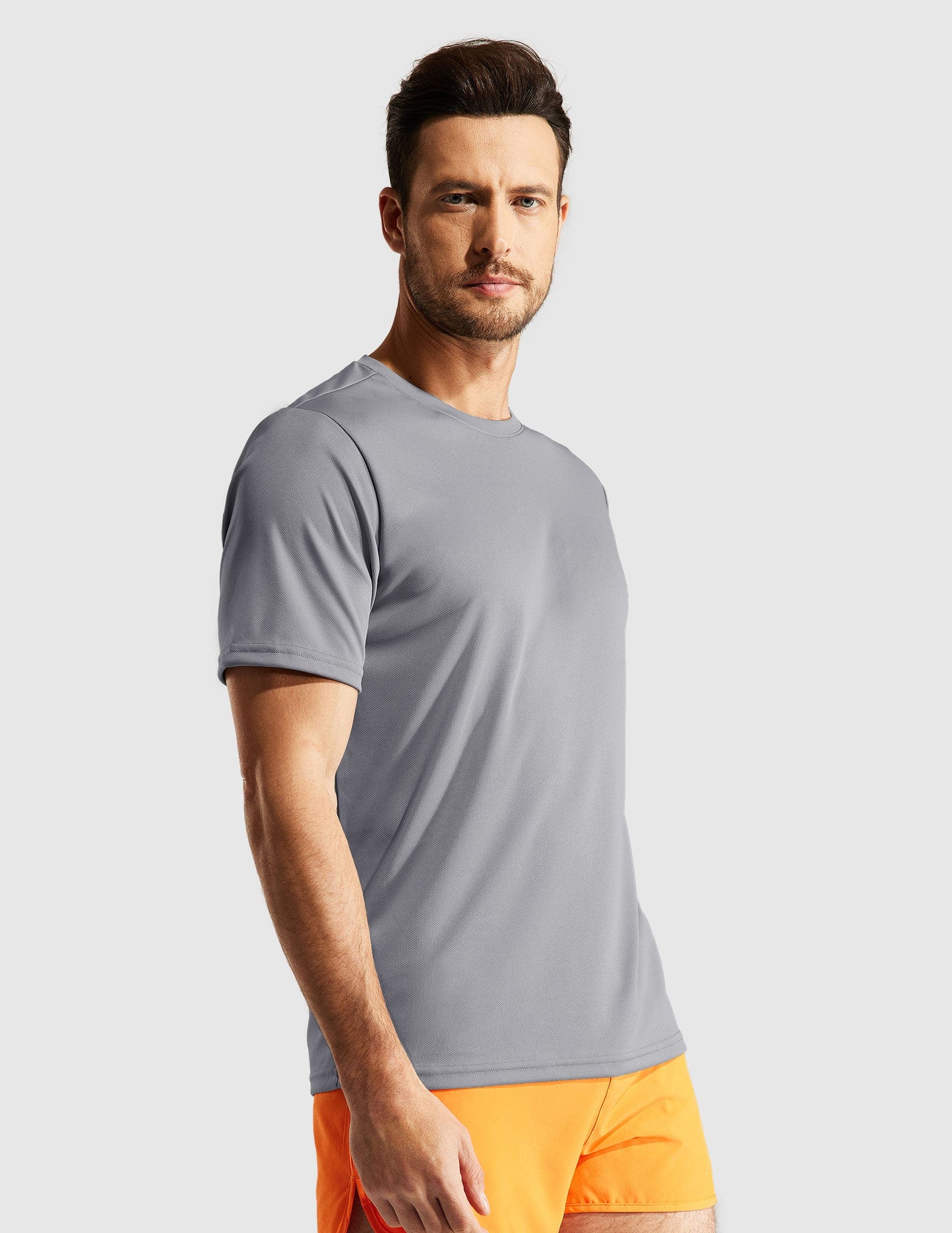 MIER Men's Dry Fit Sports T Shirts Quick Dry Lightweight and Moisture Wicking Men's T-Shirts