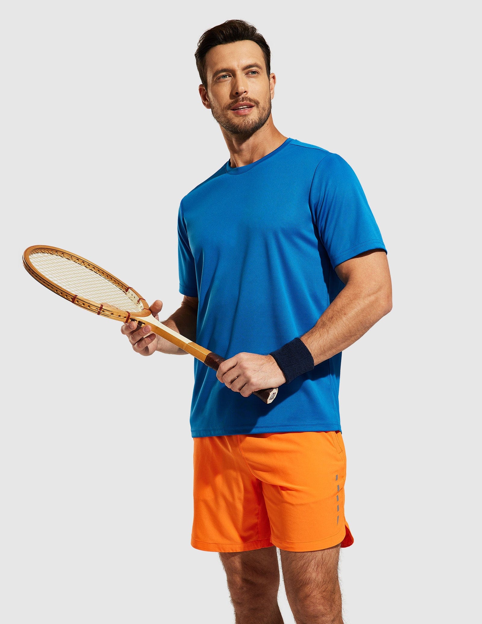 MIER Men's Dry Fit Sports T Shirts Quick Dry Lightweight and Moisture Wicking Men's T-Shirts