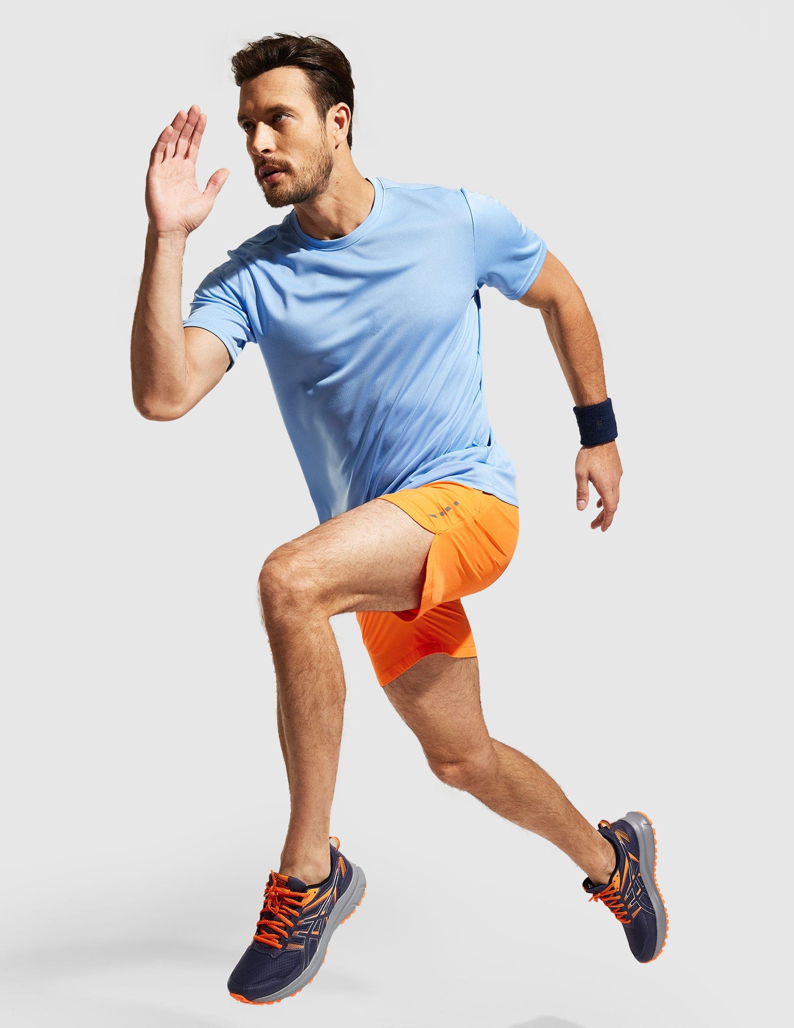 MIER Men's Dry Fit Sports T Shirts Quick Dry Lightweight and Moisture Wicking Men's T-Shirts