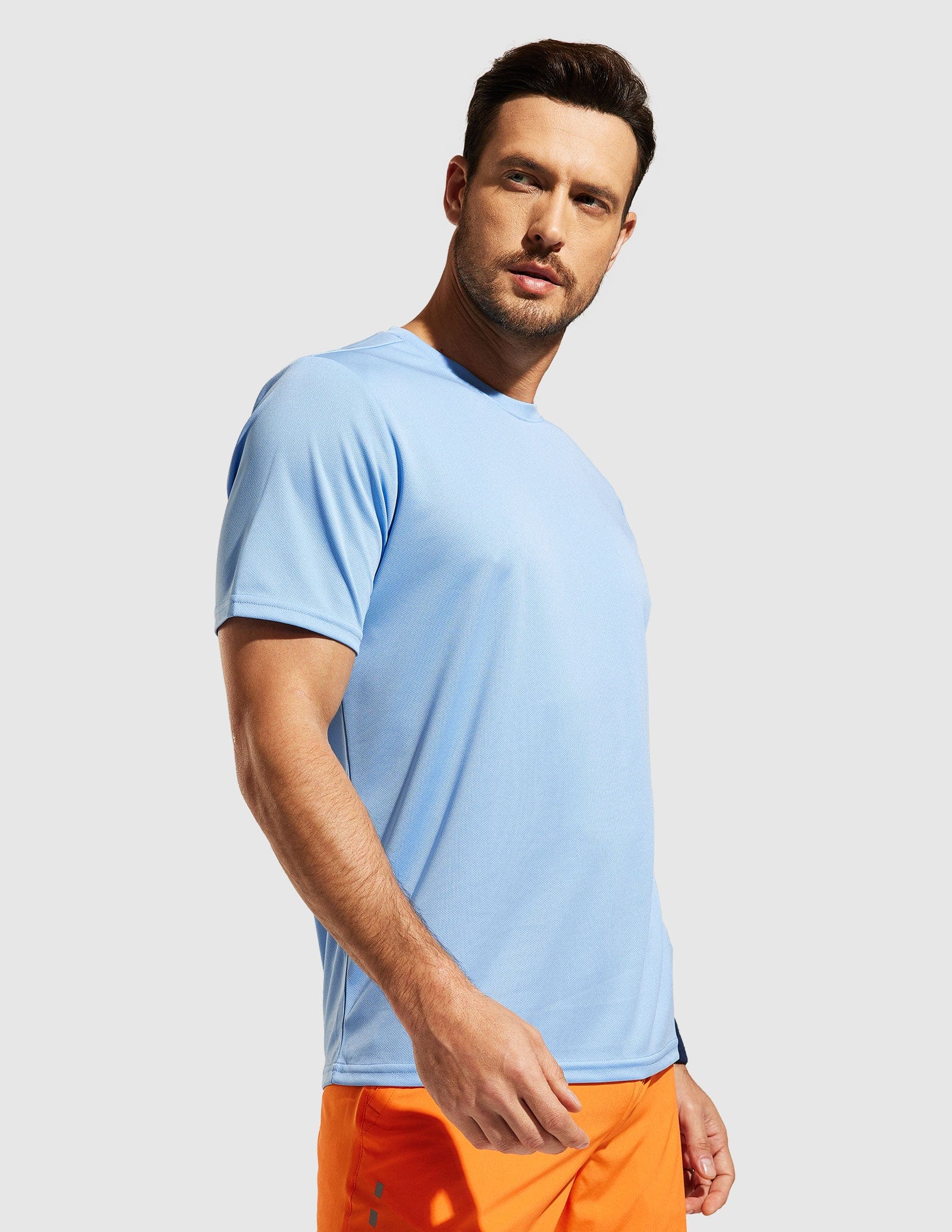 MIER Men's Dry Fit Sports T Shirts Quick Dry Lightweight and Moisture Wicking Men's T-Shirts