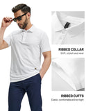 Men's Golf Polo Shirts Regular-fit Casual Collared T-Shirts Men Polo MIER