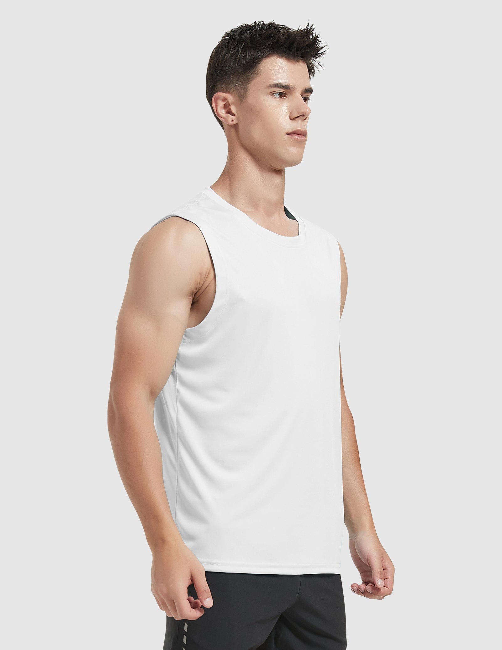 MIER Men’s Lightweight Running Tank Top Breathable and Moisture Wicking Men's Tank Top