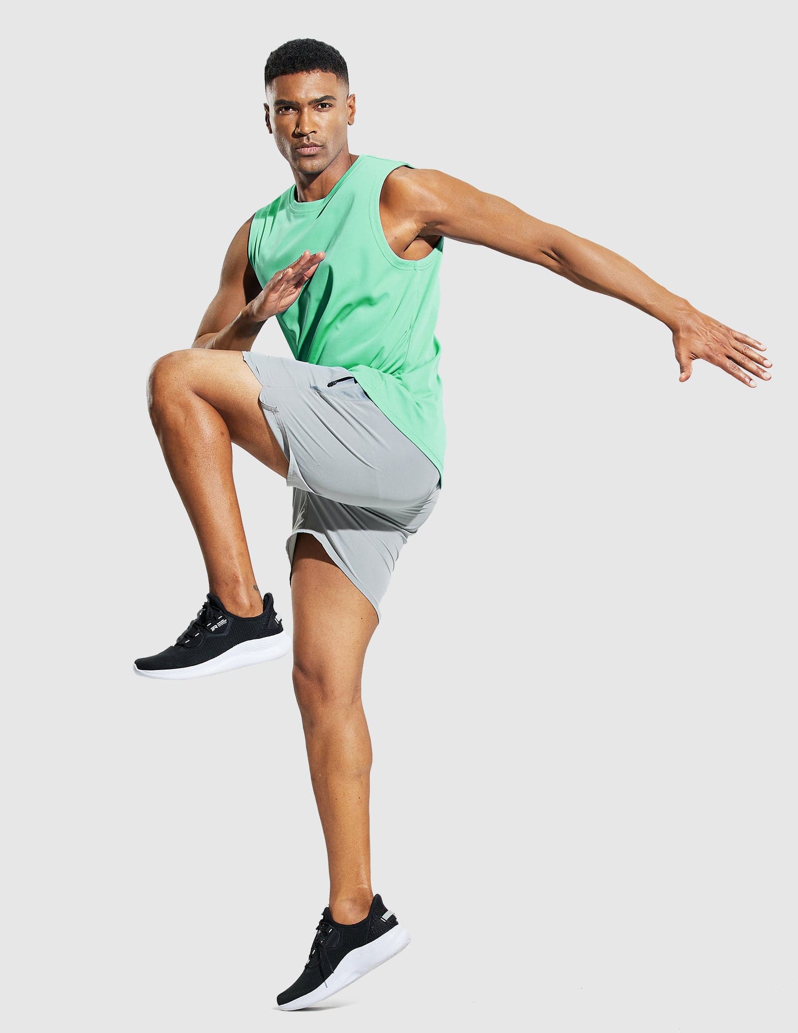 MIER Men’s Lightweight Running Tank Top Breathable and Moisture Wicking Men's Tank Top