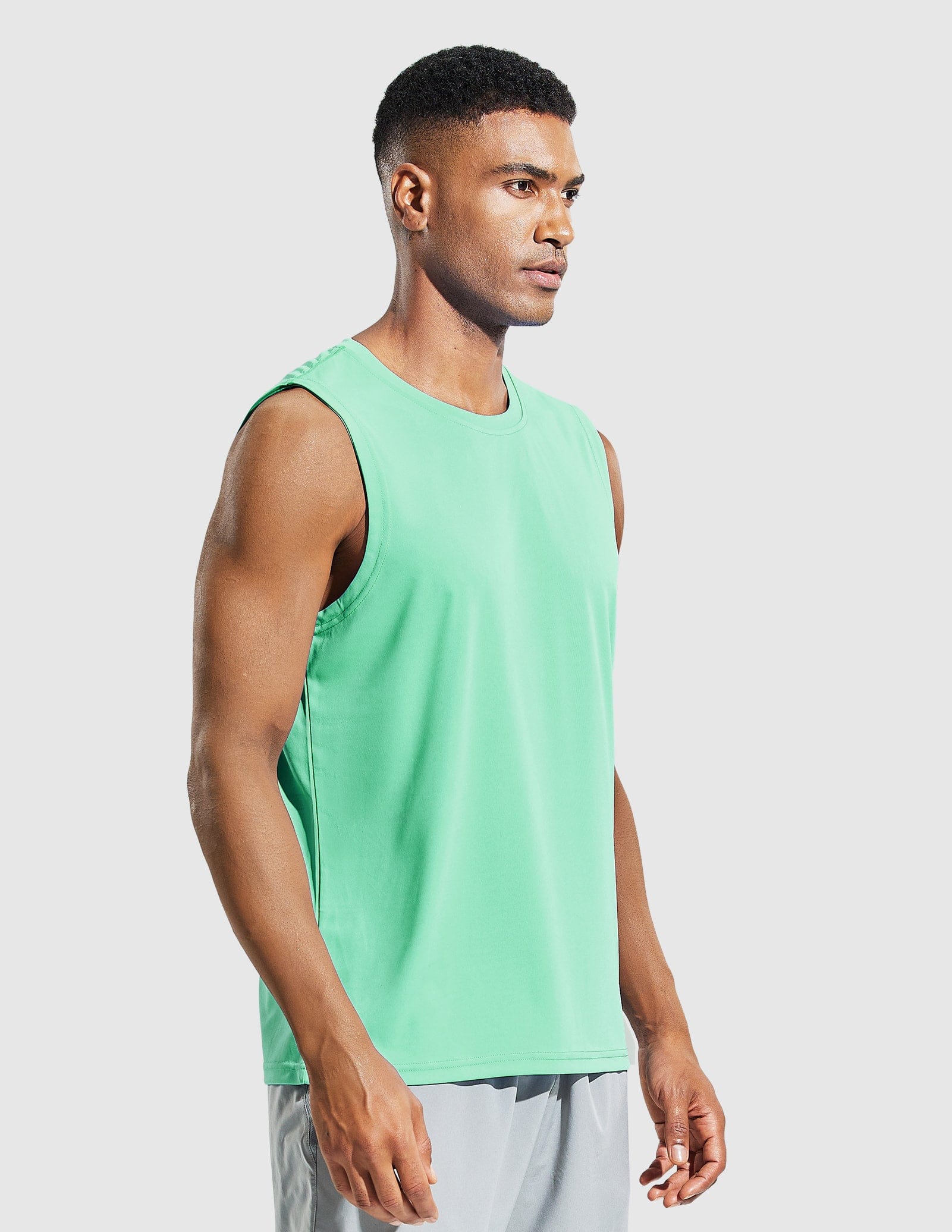MIER Men’s Lightweight Running Tank Top Breathable and Moisture Wicking Men's Tank Top