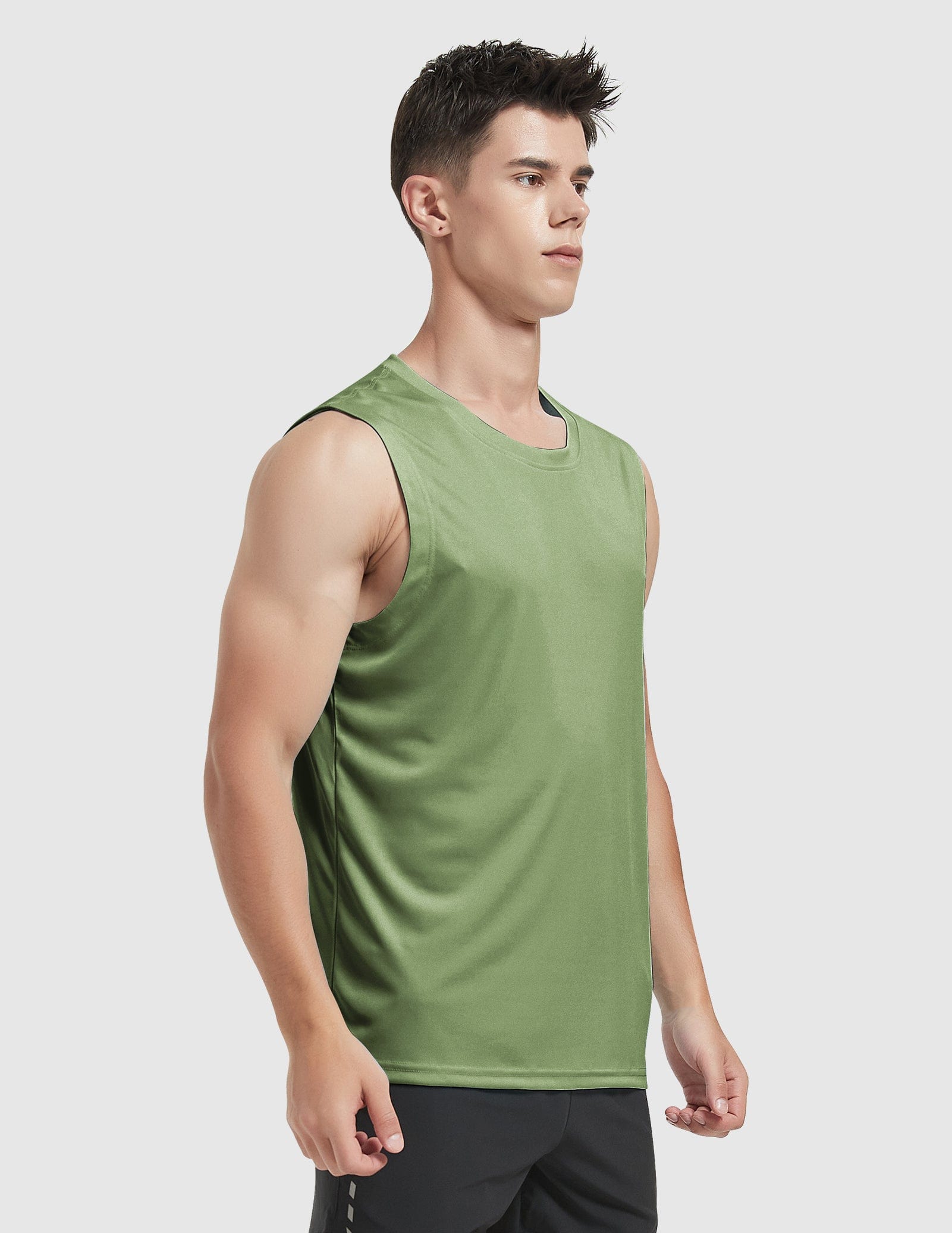 MIER Men’s Lightweight Running Tank Top Breathable and Moisture Wicking Men's Tank Top