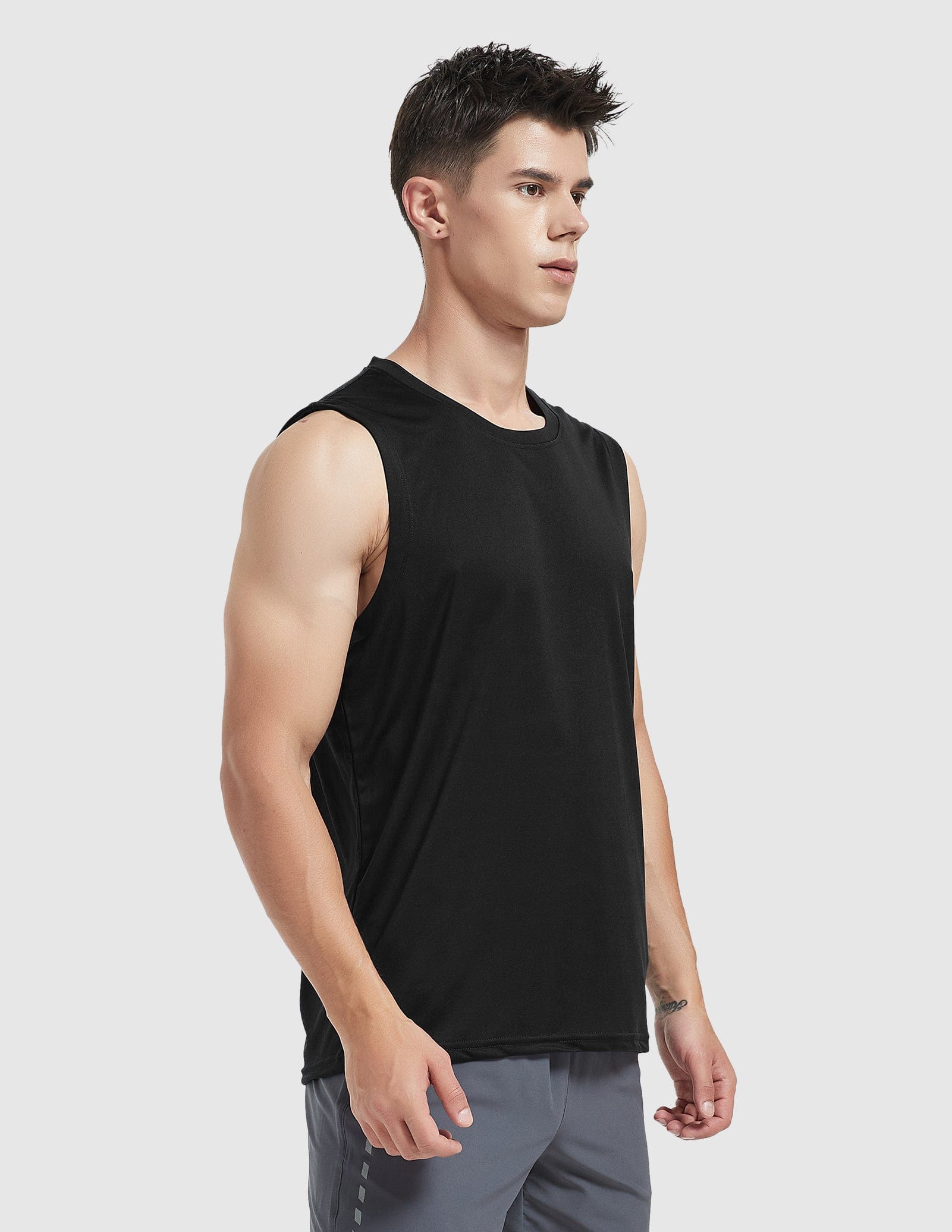 MIER Men Lightweight UPF 50 Sun Shirts Quick Dry Tank Tops