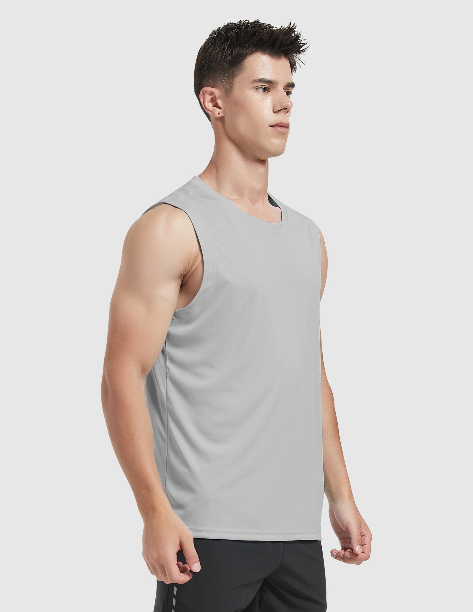 MIER Men’s Lightweight Running Tank Top Breathable and Moisture Wicking Men's Tank Top
