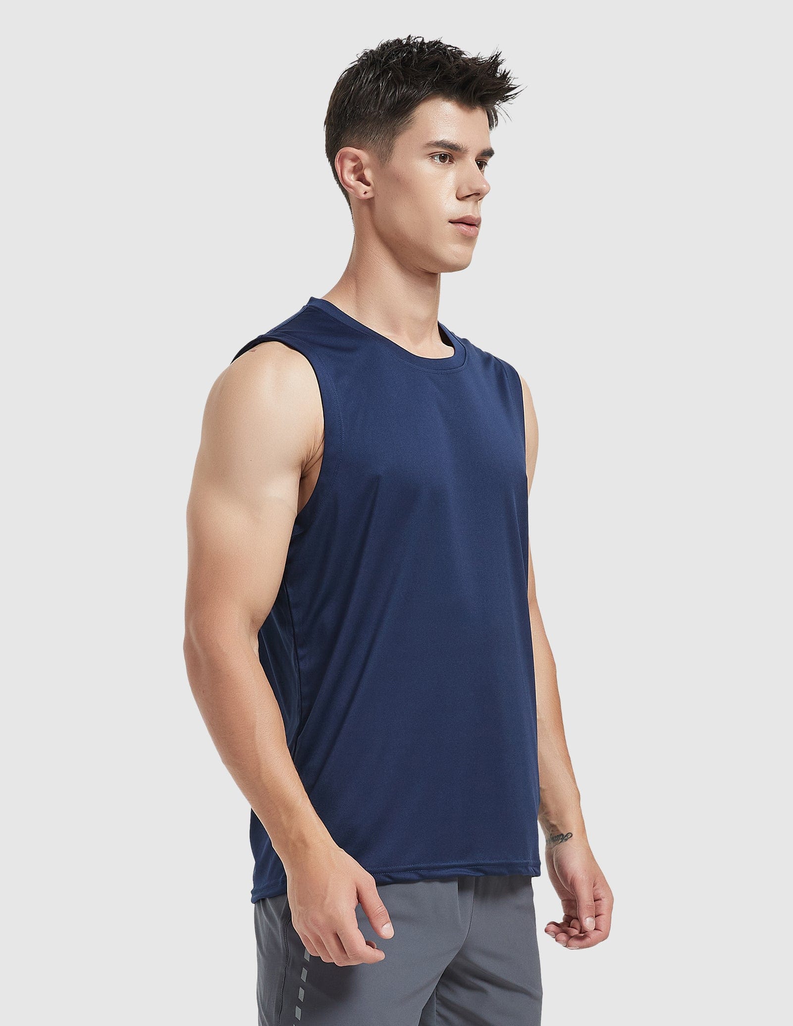 MIER Men’s Lightweight Running Tank Top Breathable and Moisture Wicking Men's Tank Top
