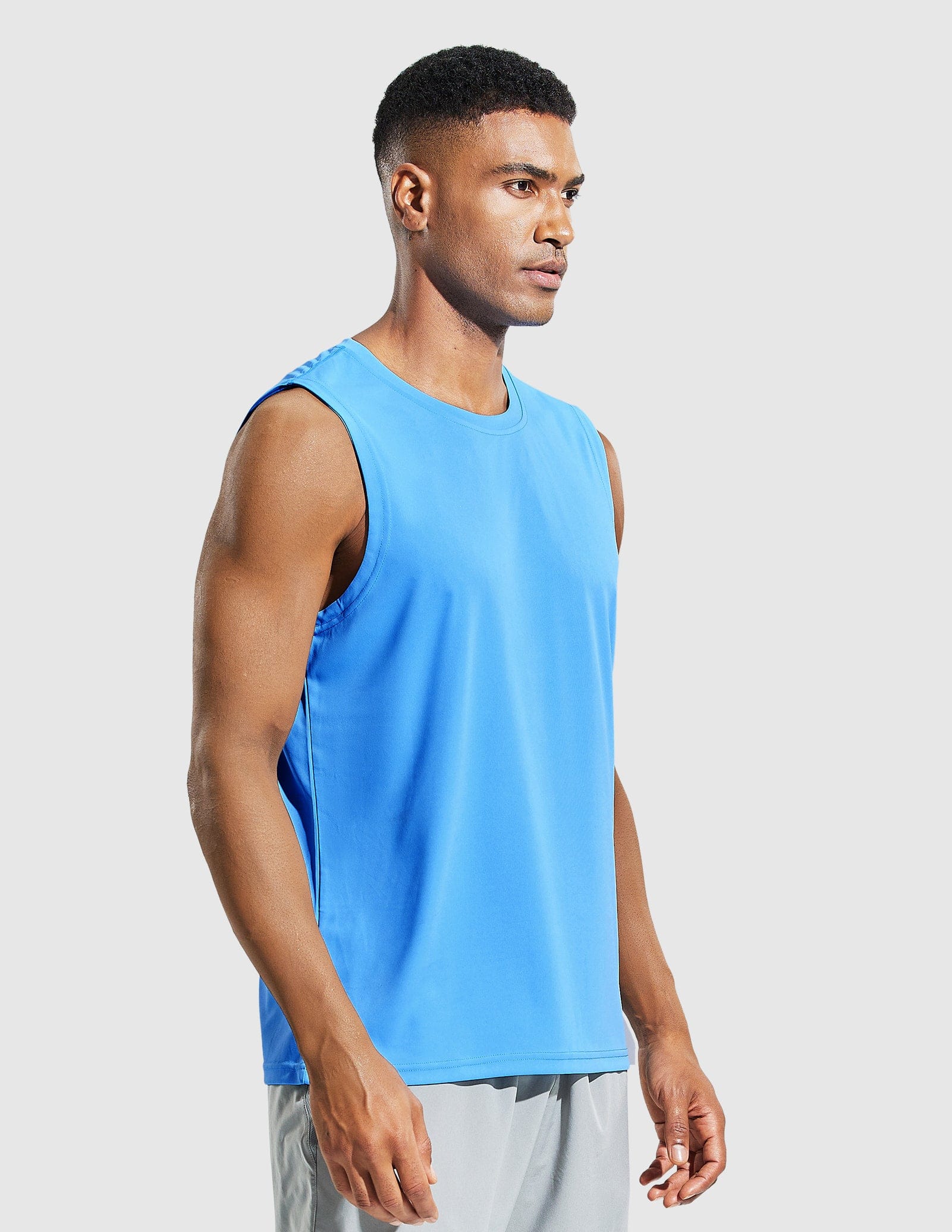 MIER Men’s Lightweight Running Tank Top Breathable and Moisture Wicking Men's Tank Top