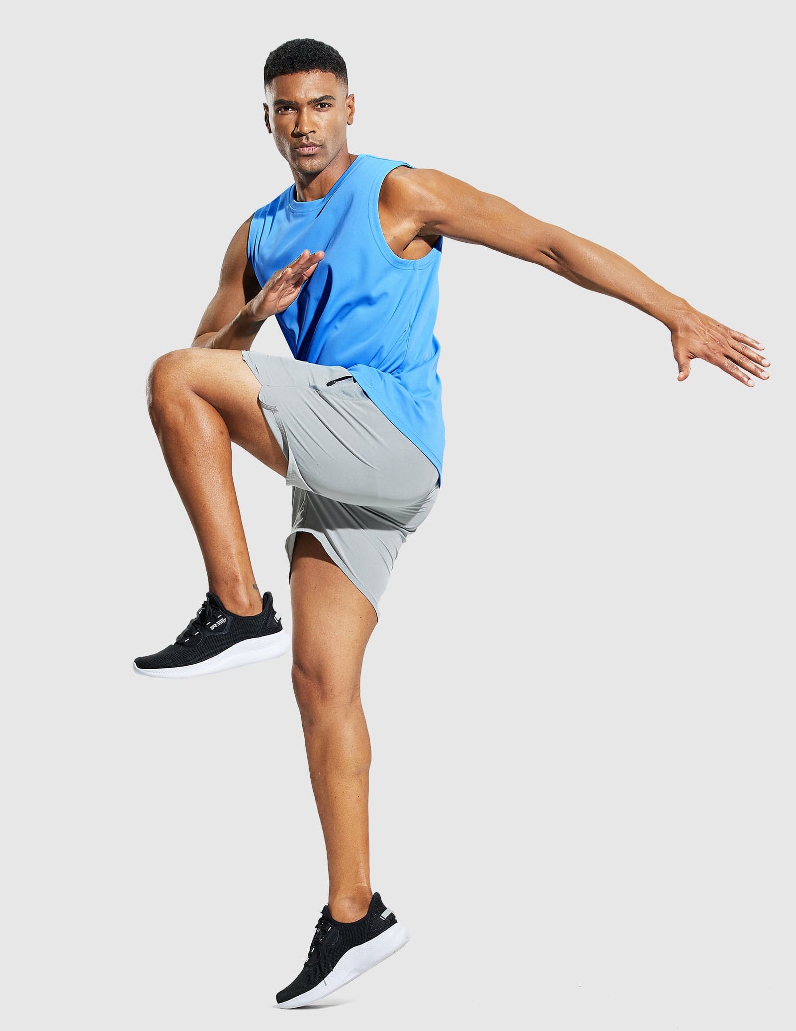 MIER Men’s Lightweight Running Tank Top Breathable and Moisture Wicking Men's Tank Top