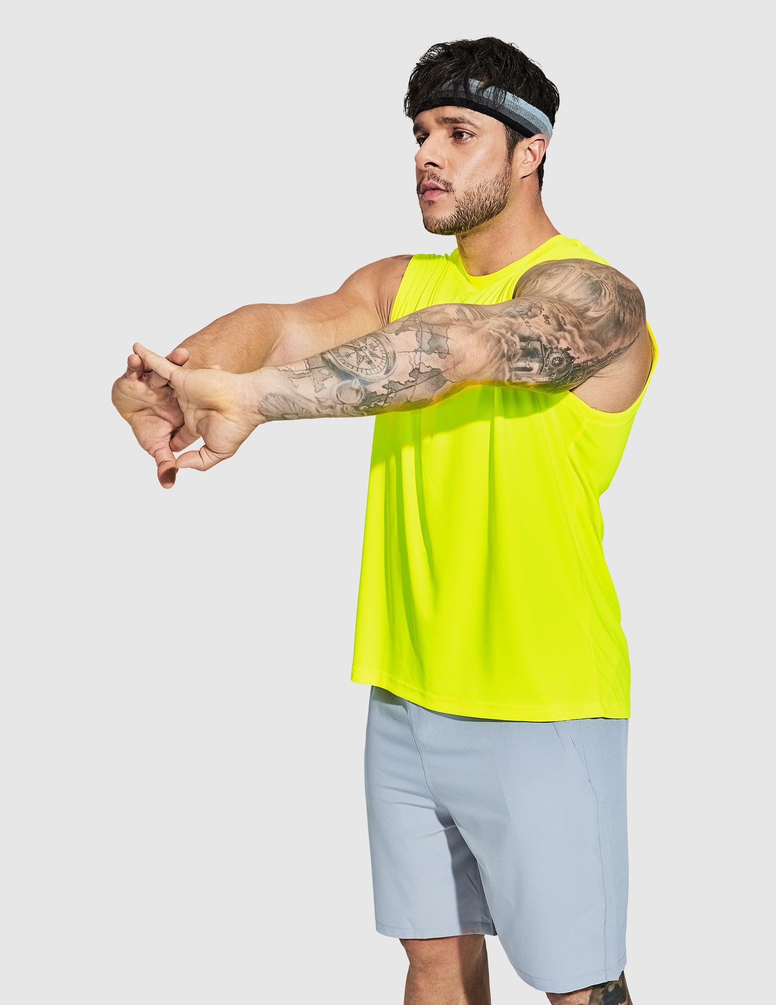 MIER Men’s Lightweight Running Tank Top Breathable and Moisture Wicking Men's Tank Top