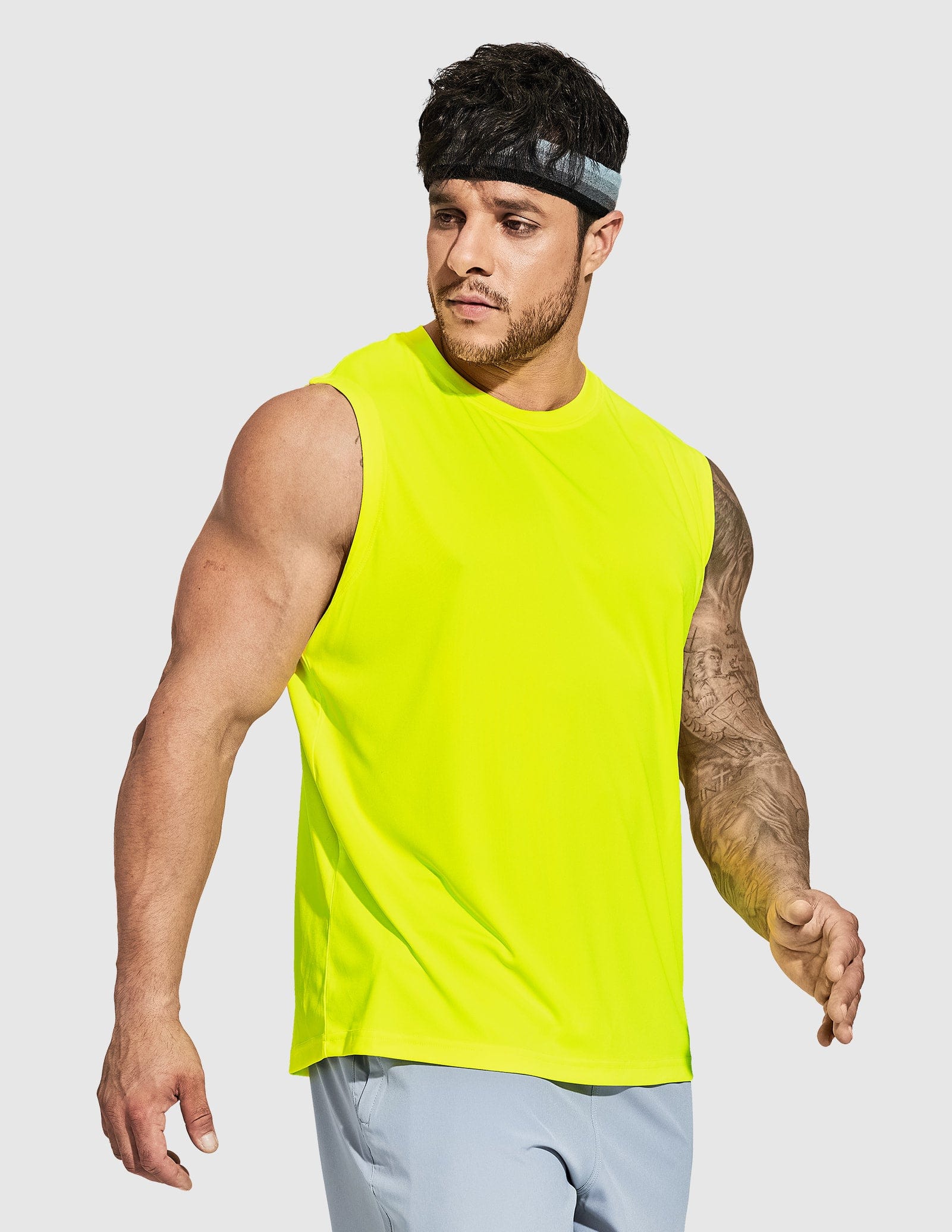 MIER Men’s Lightweight Running Tank Top Breathable and Moisture Wicking Men's Tank Top