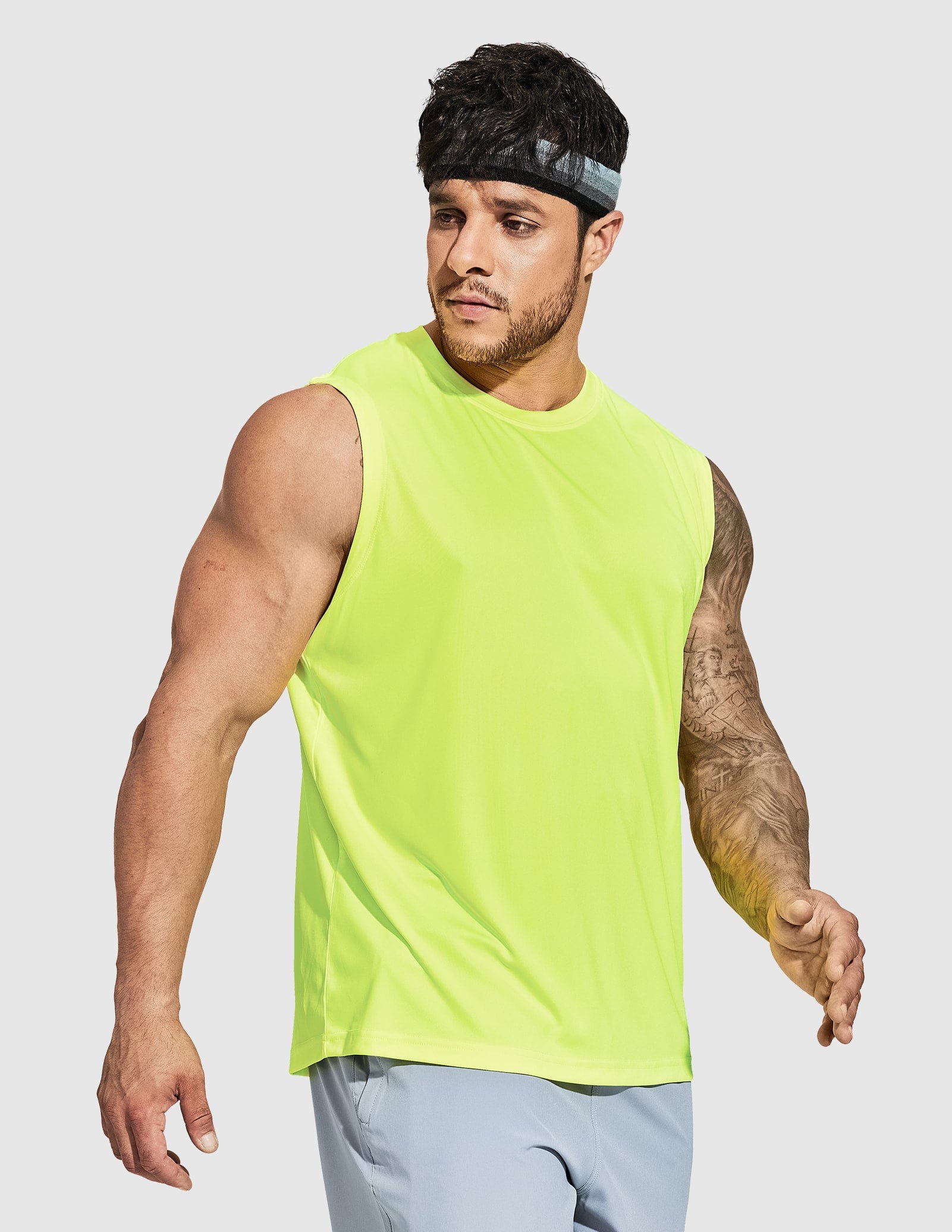 MIER Men’s Lightweight Running Tank Top Breathable and Moisture Wicking Men's Tank Top