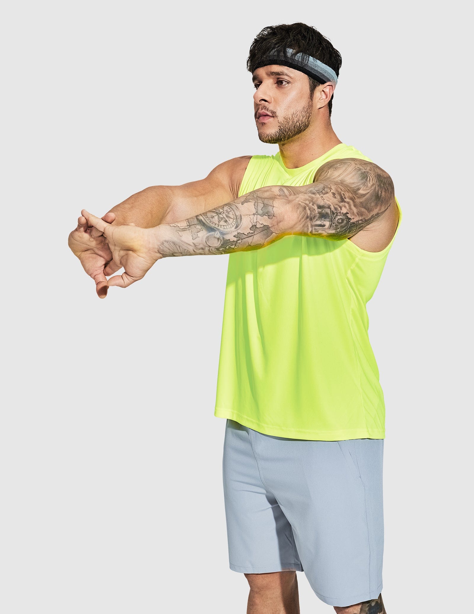 MIER Men’s Lightweight Running Tank Top Breathable and Moisture Wicking Men's Tank Top