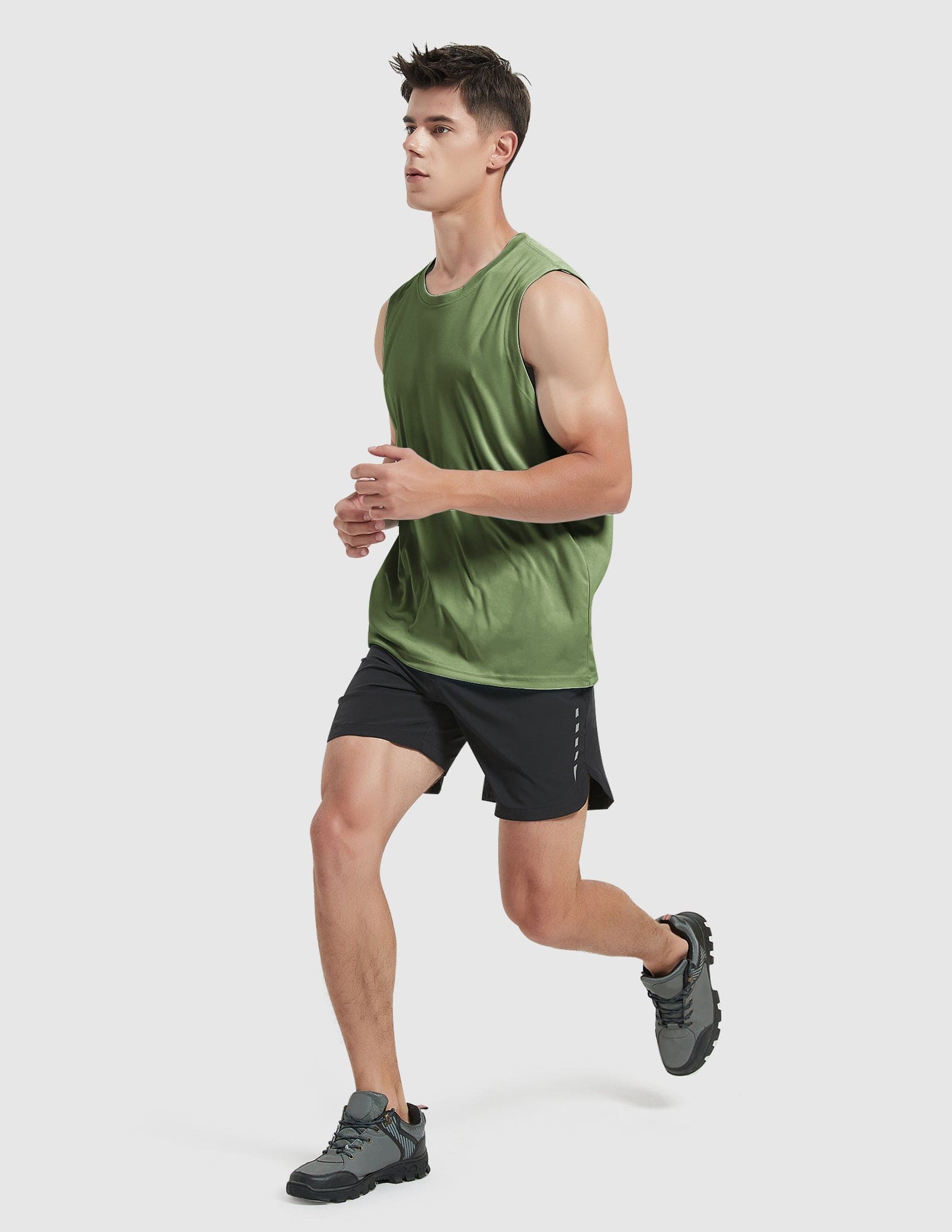MIER Men’s Lightweight Running Tank Top Breathable and Moisture Wicking Men's Tank Top