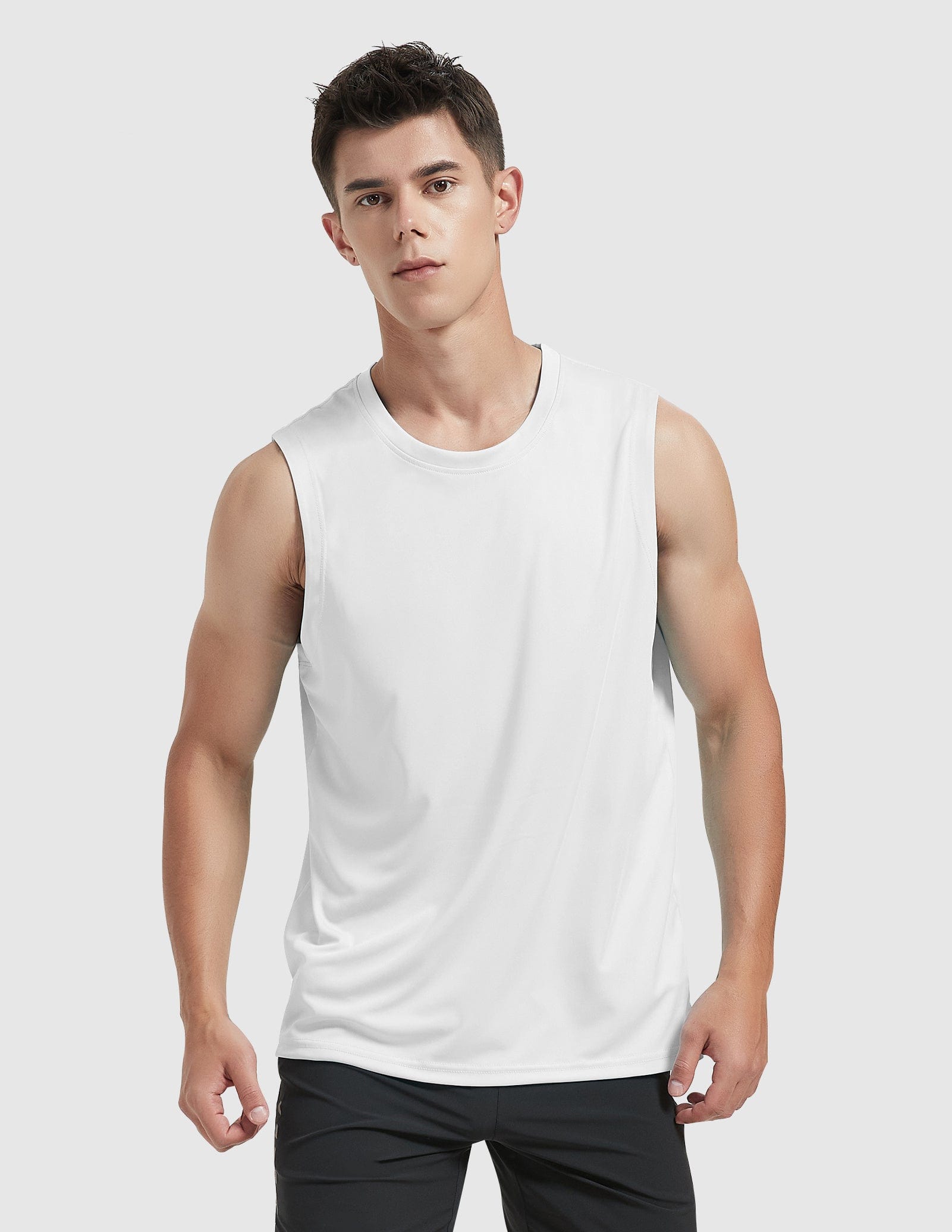 MIER Men Lightweight UPF 50+ Sun Shirts Quick Dry Tank Tops