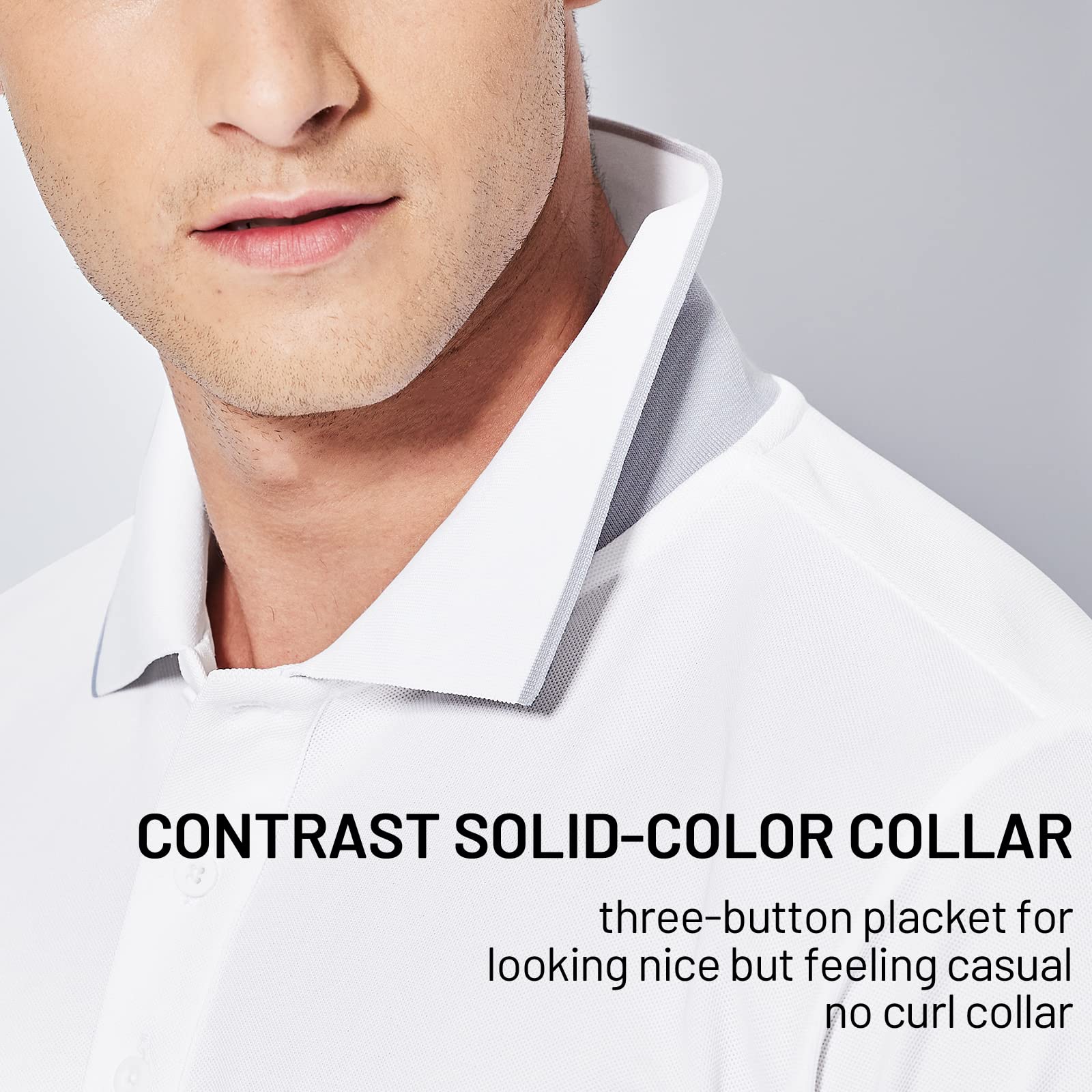 Casual Classic Fit Solid Short-Sleeve Pique Polo Shirt for Men