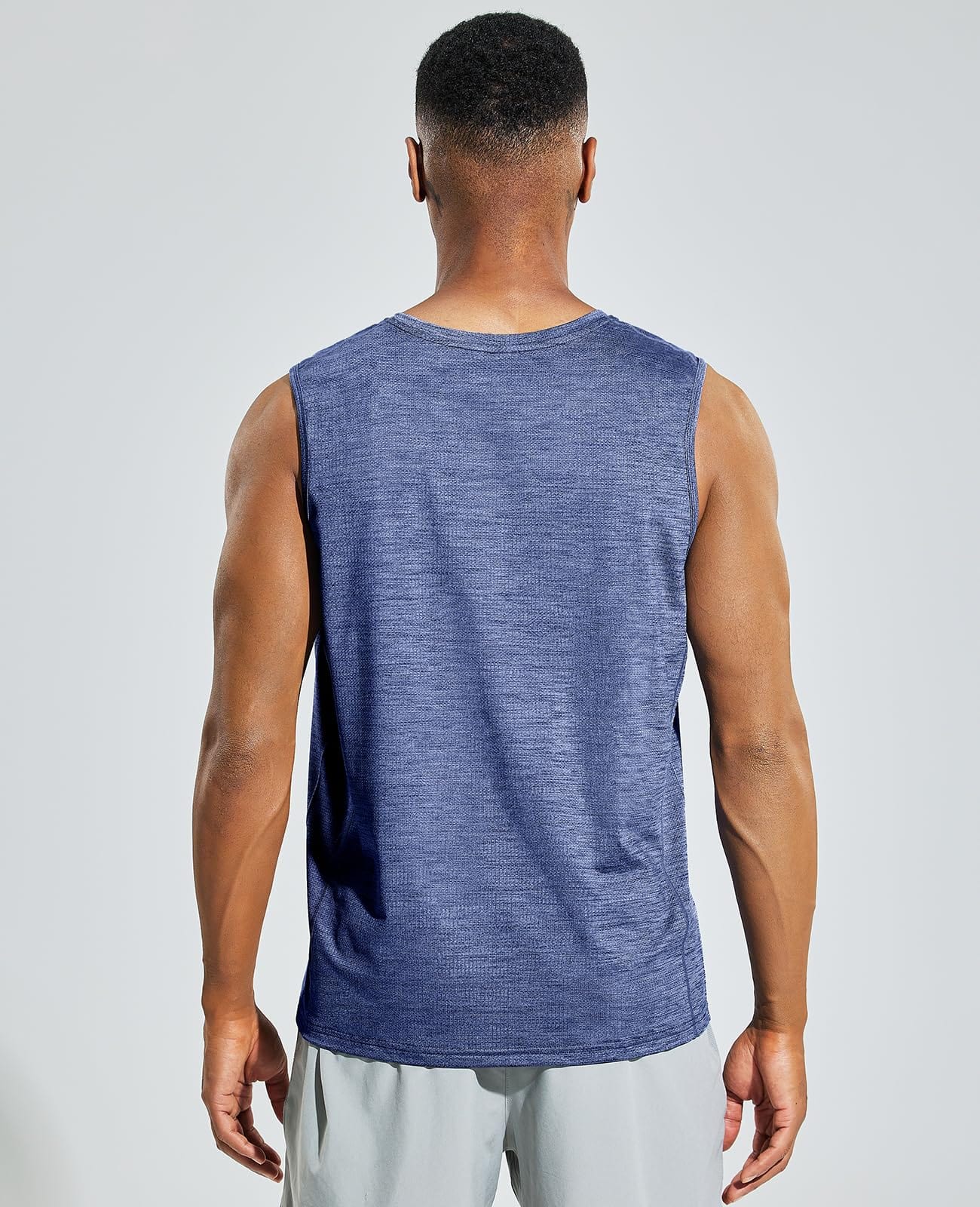 Men’s Sleeveless Tank Top Dry Fit Workout Tee Shirt Men Shirts MIER