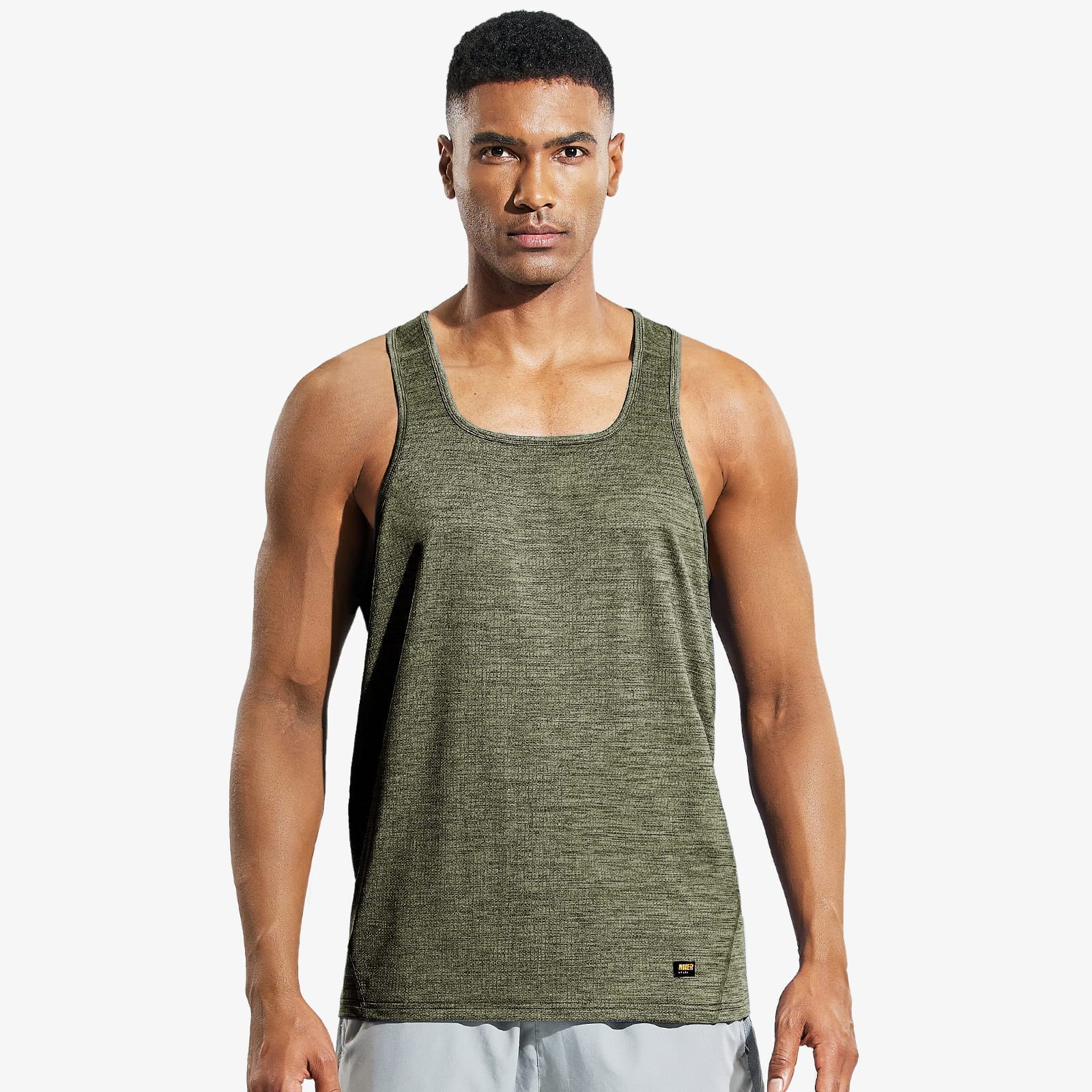 MIER Men’s Sleeveless Running Shirt Quick Dry and Breathable Men's Tank Top