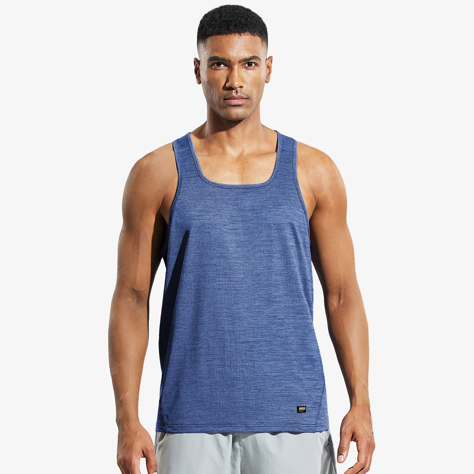 Men's Sleeveless Workout Shirts Quick Dry Athletic Tanks Men Shirts MIER