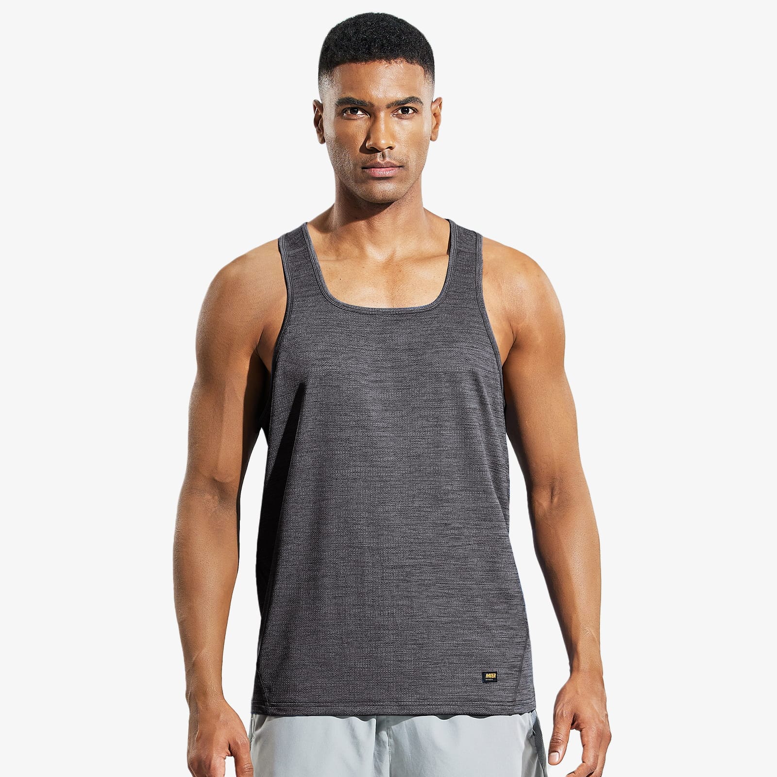 Men's Sleeveless Workout Shirts Quick Dry Athletic Tanks Men Shirts MIER