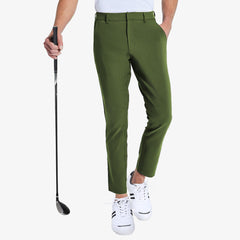Men's Stretch Golf Pants Slim Fit Quick Dry Pants Men Train Pants Army Green / S MIER