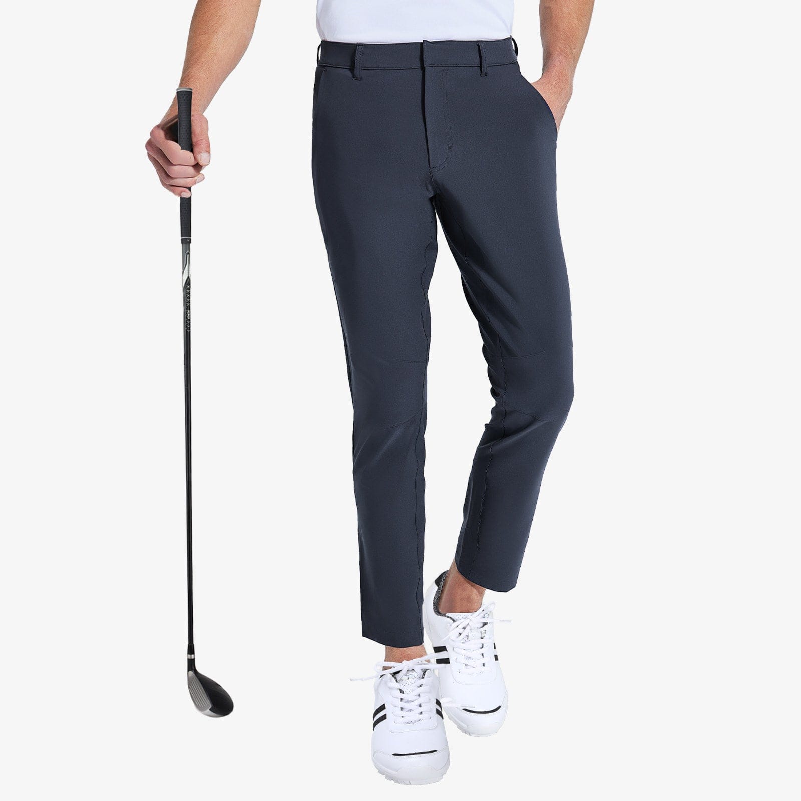 Men's Stretch Golf Pants Slim Fit Quick Dry Pants Men Train Pants Blue / S MIER