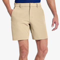 Men's Stretch Golf Shorts 5 Pockets 8" Quick Dry Shorts Men's Shorts Khaki / S MIER