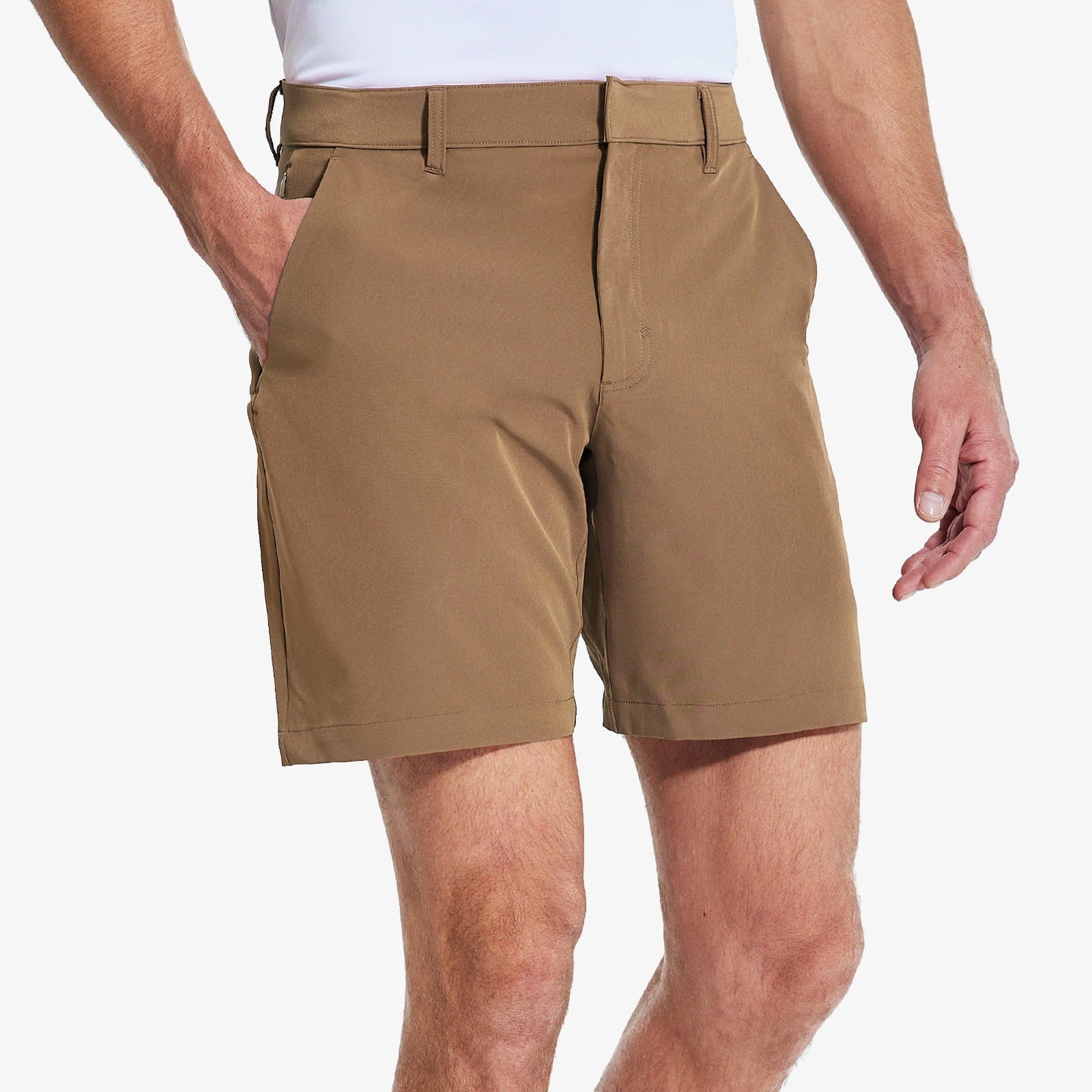 Men's Stretch Golf Shorts 5 Pockets 8" Quick Dry Shorts Men's Shorts MIER