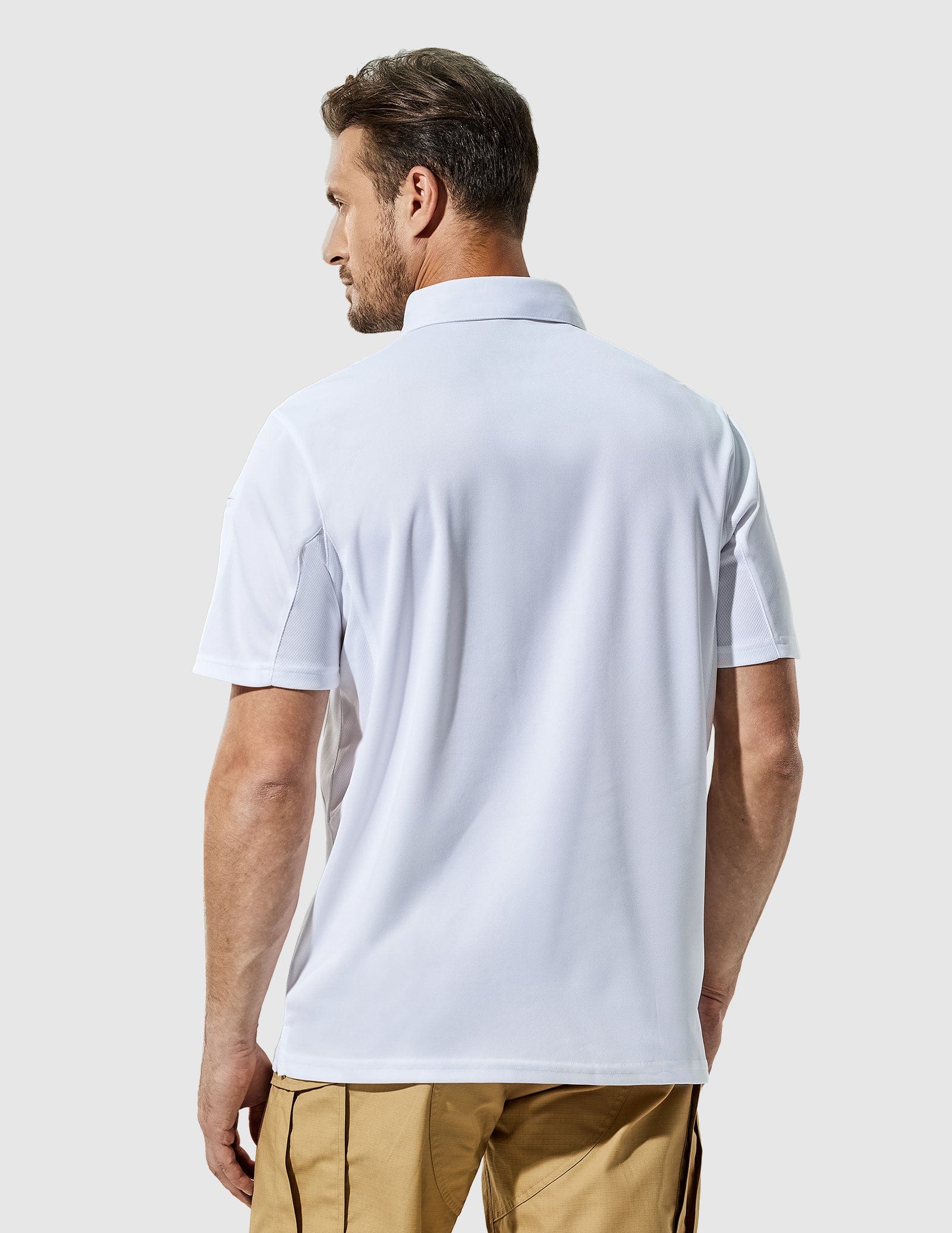 MIER Men's Tactical Polo Shirts Outdoor Collared Shirt Men Polo